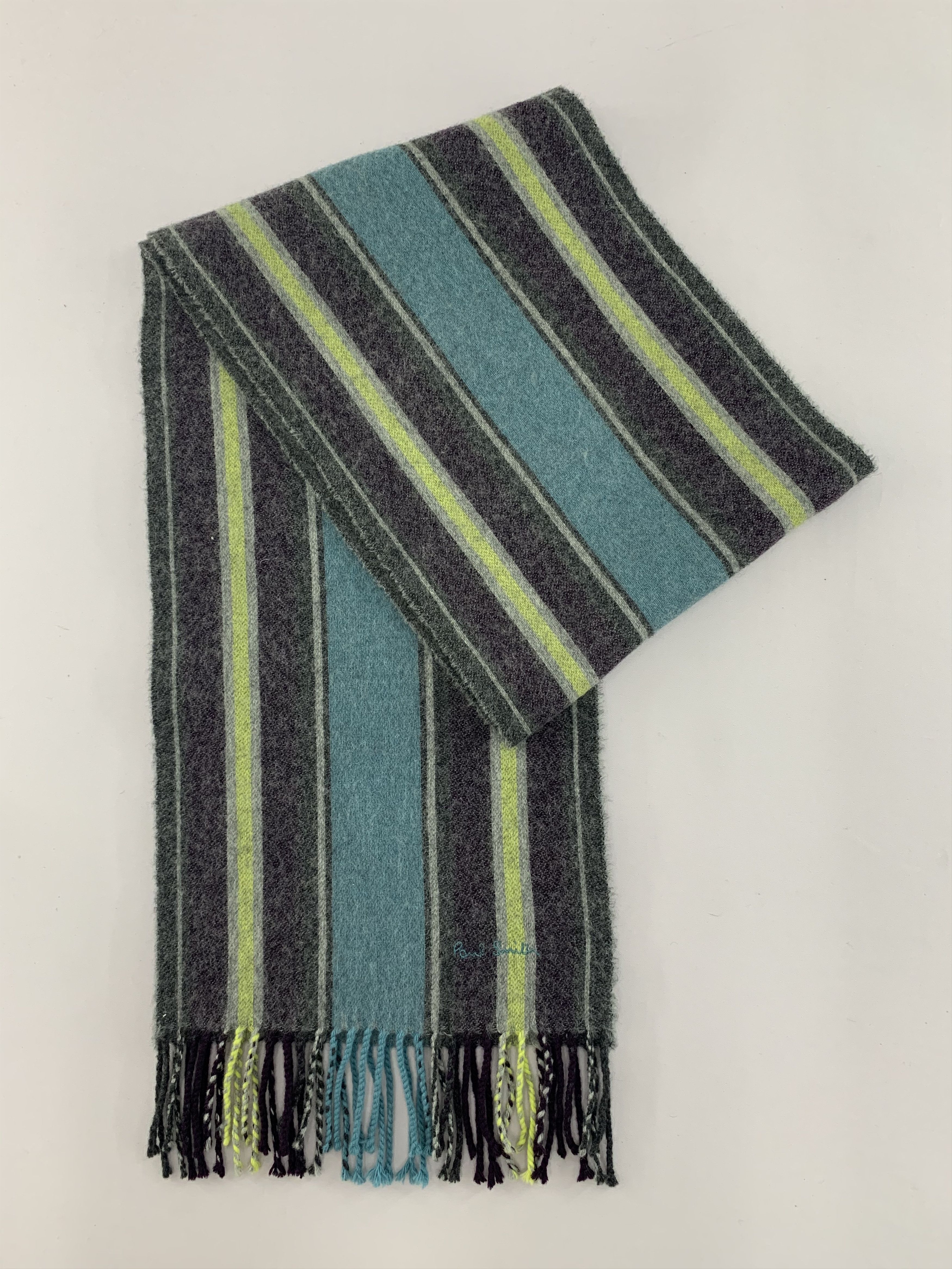 Paul Smith Paul Smith Scarf Wool Muffler Neck Wrap BL4368 Size ONE SIZE - 2 Thumbnail