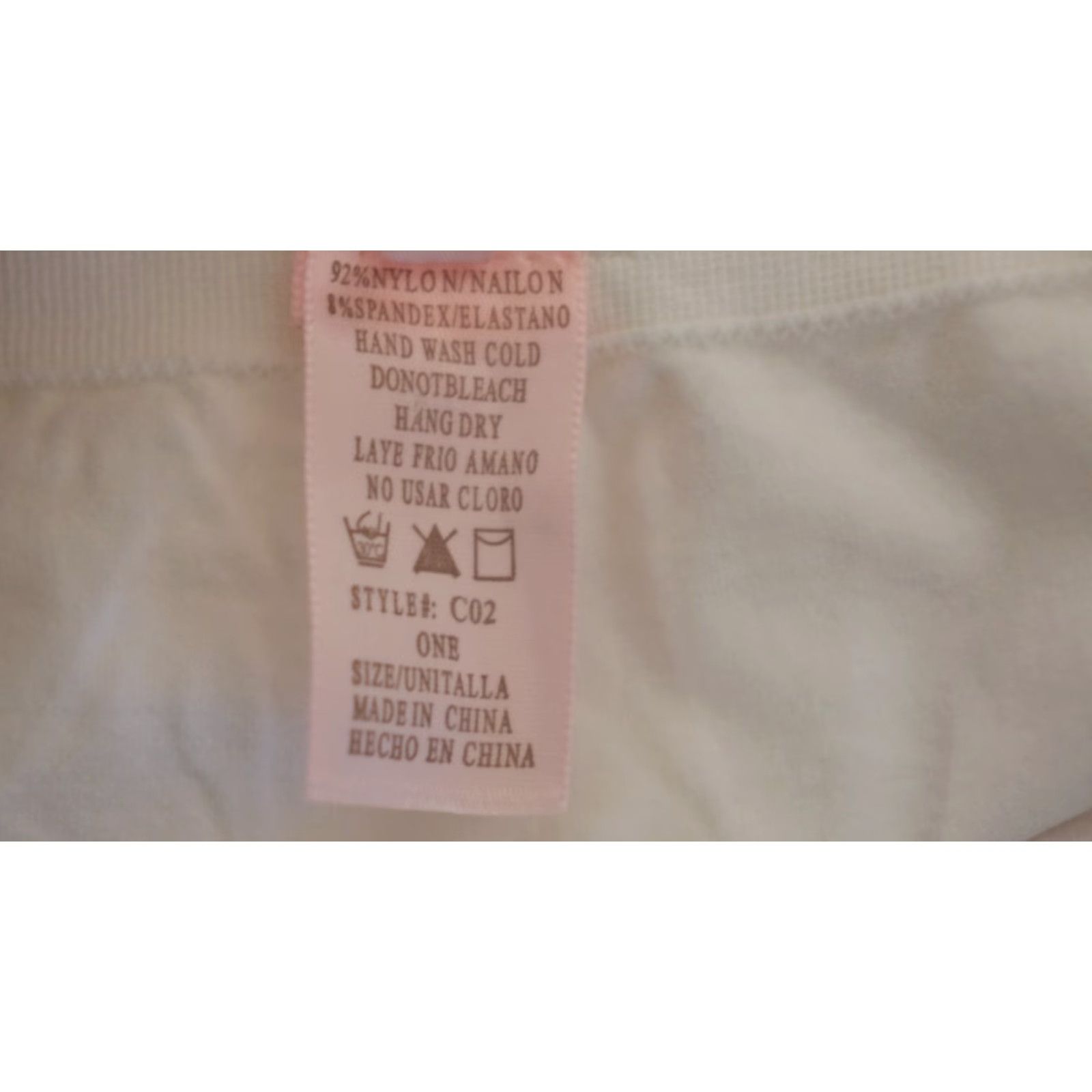 Vintage Nwot! Tanco Knit Legging Pants Style: C02 White Womens One Size #A1-78 Leggings Size 42" / US 20 - 8 Thumbnail