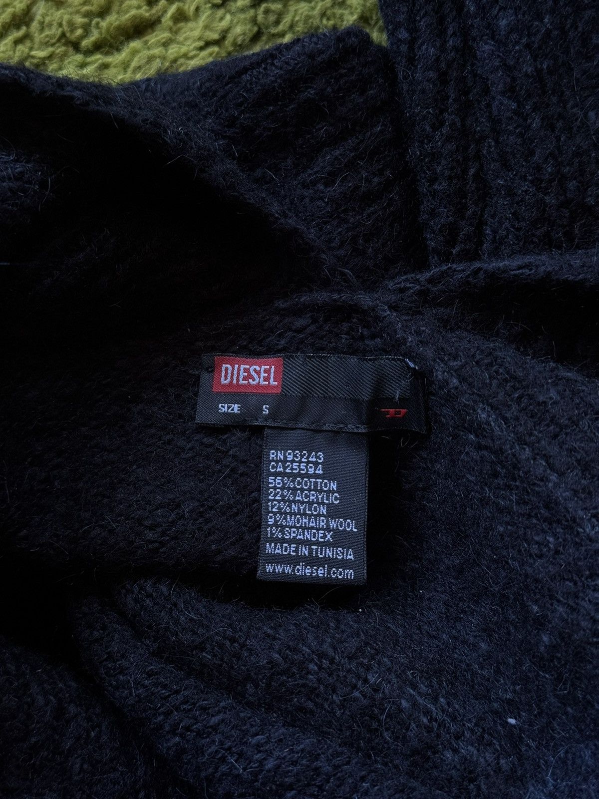 Designer × Diesel × Vintage Diesel 2000s vtg Bandits Russian Cyrillic logo sweater Y2K Size S / US 4 / IT 40 - 7 Thumbnail