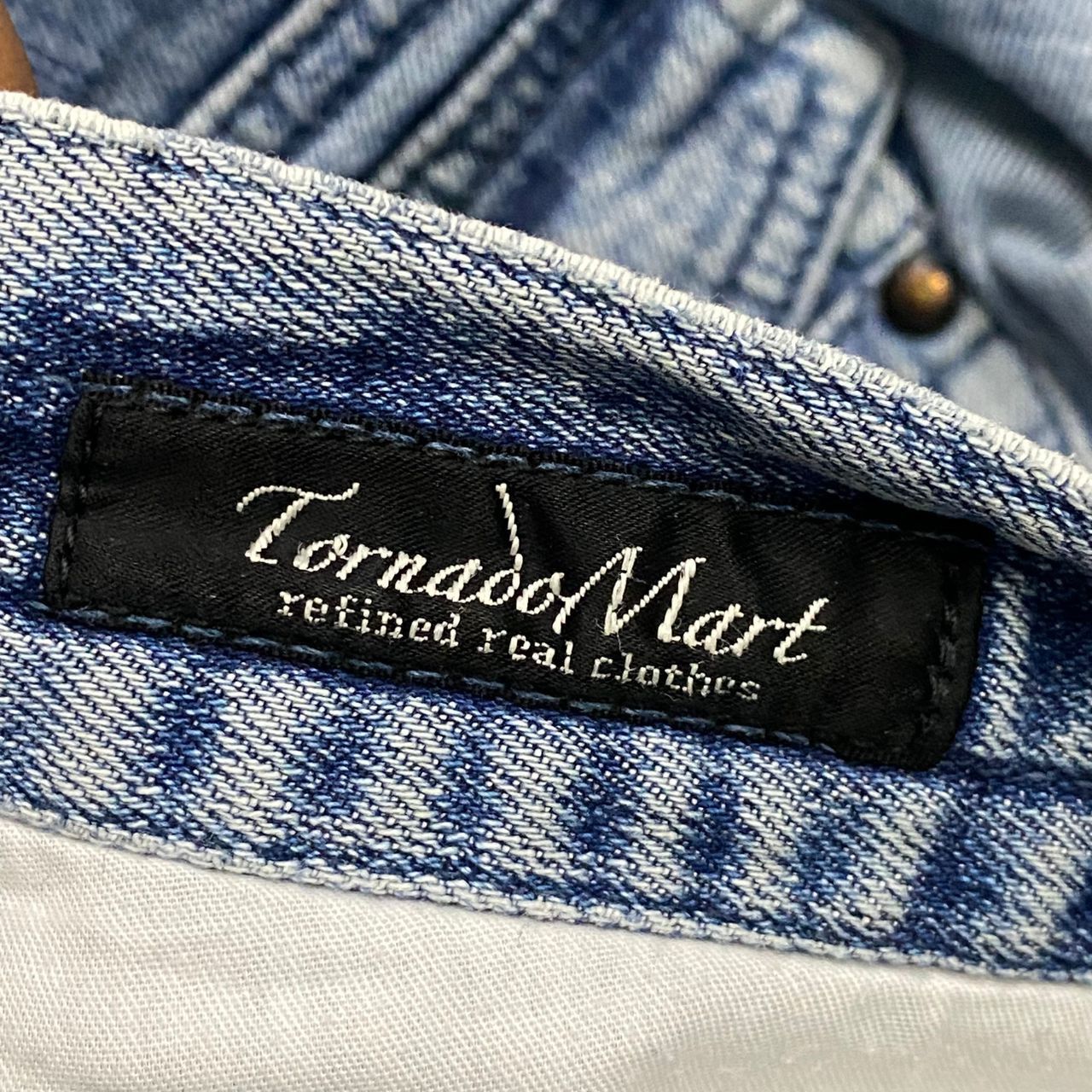 Tornado Mart 💥Best Offer💥Tornado Mart Cargo Denim Distressed Denim Size US 33 - 21 Thumbnail