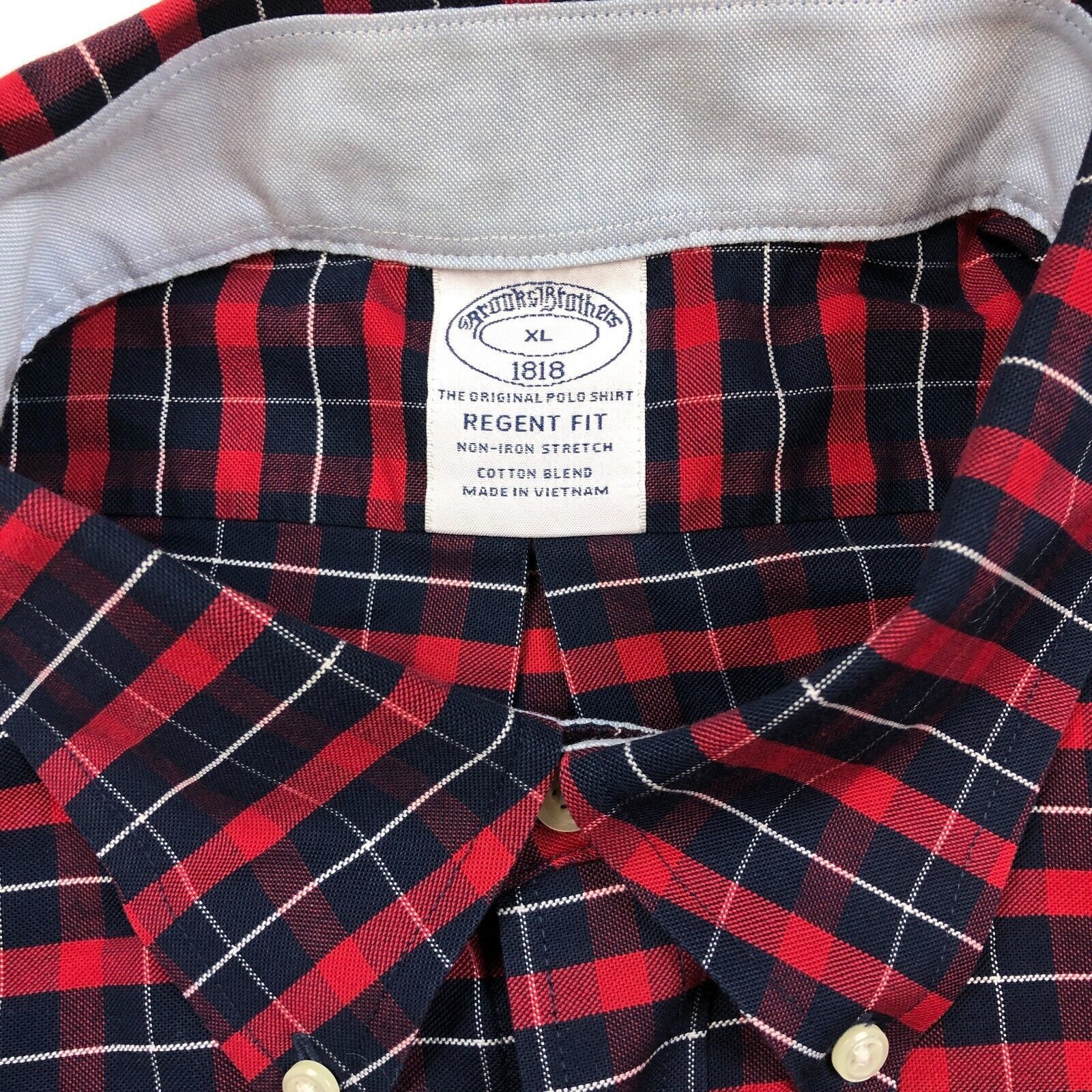 Brooks Brothers × Loro Piana Brooks Brothers Regent Fit Original Button Up Shirt Size XL Size US XL / EU 56 / 4 - 4 Thumbnail