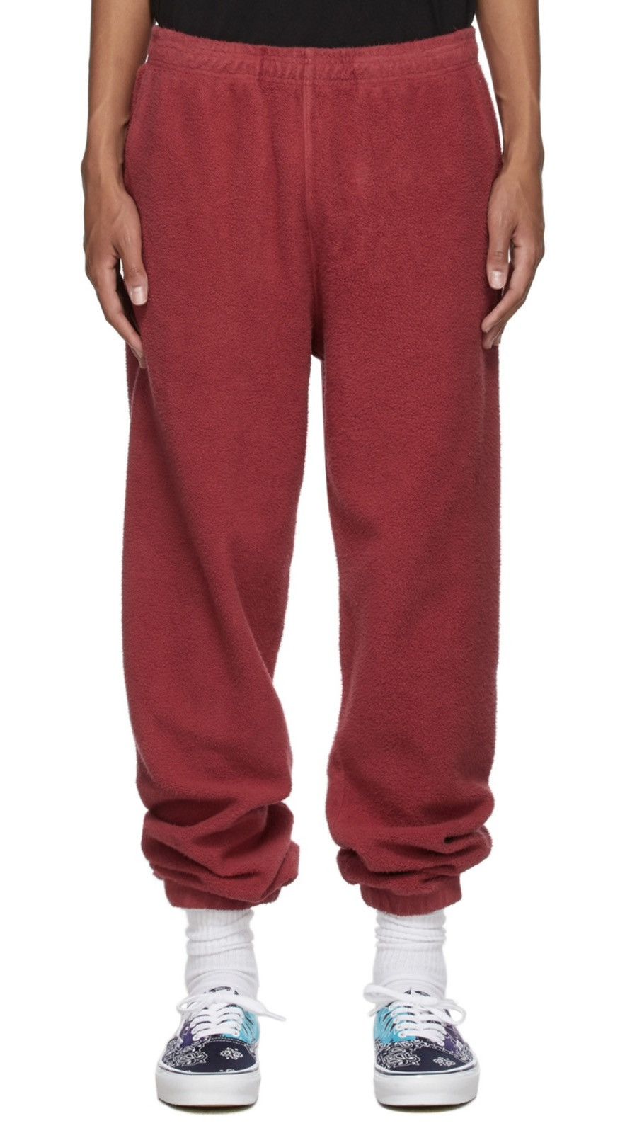 Brain Dead Burgundy Reverse Fleece Lounge Pants Size US 36 / EU 52 - 4 Thumbnail