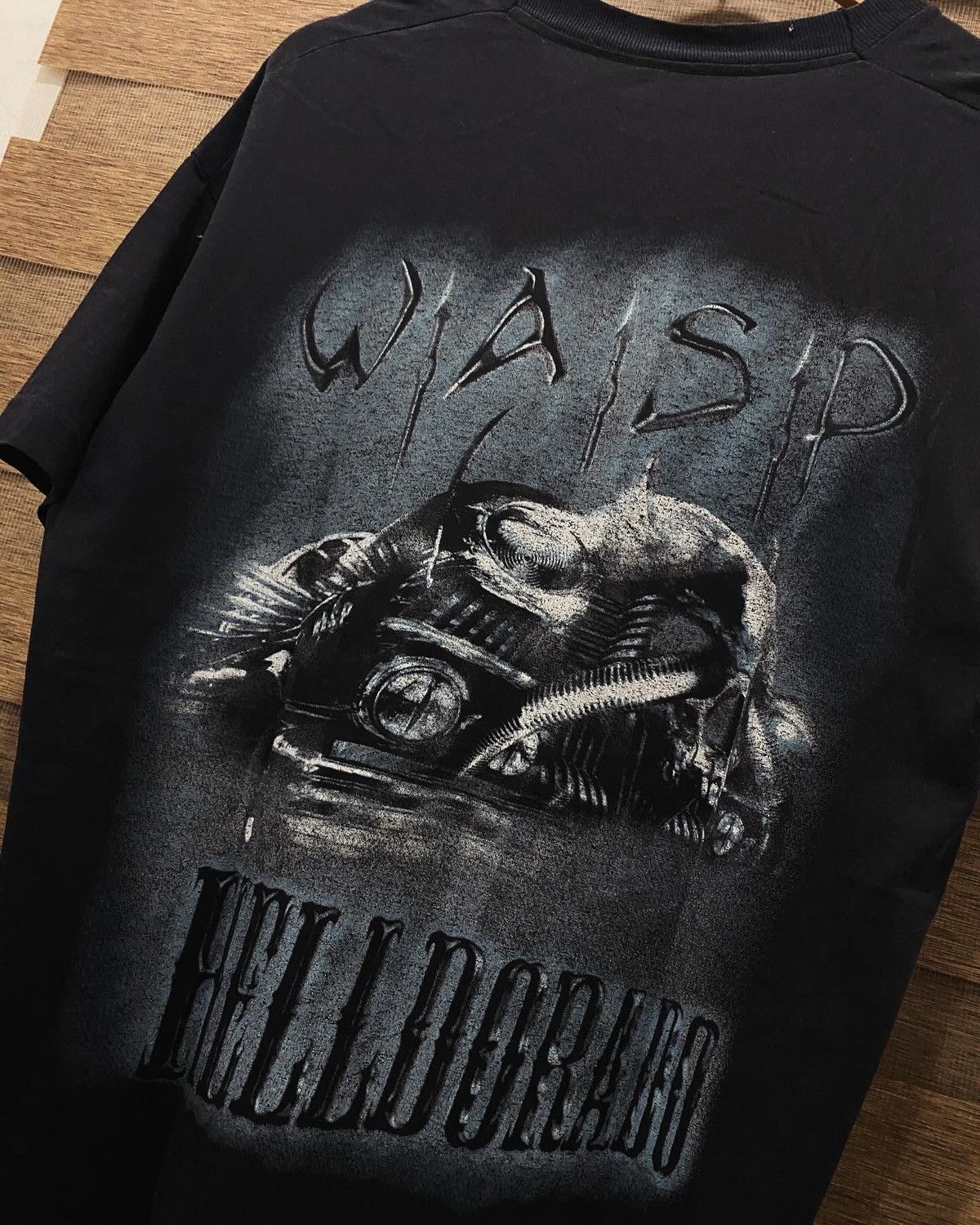 Band Tees × Vintage 90s WASP Helldorado Album Promo Rock Band Tee Size US XL / EU 56 / 4 - 4 Thumbnail