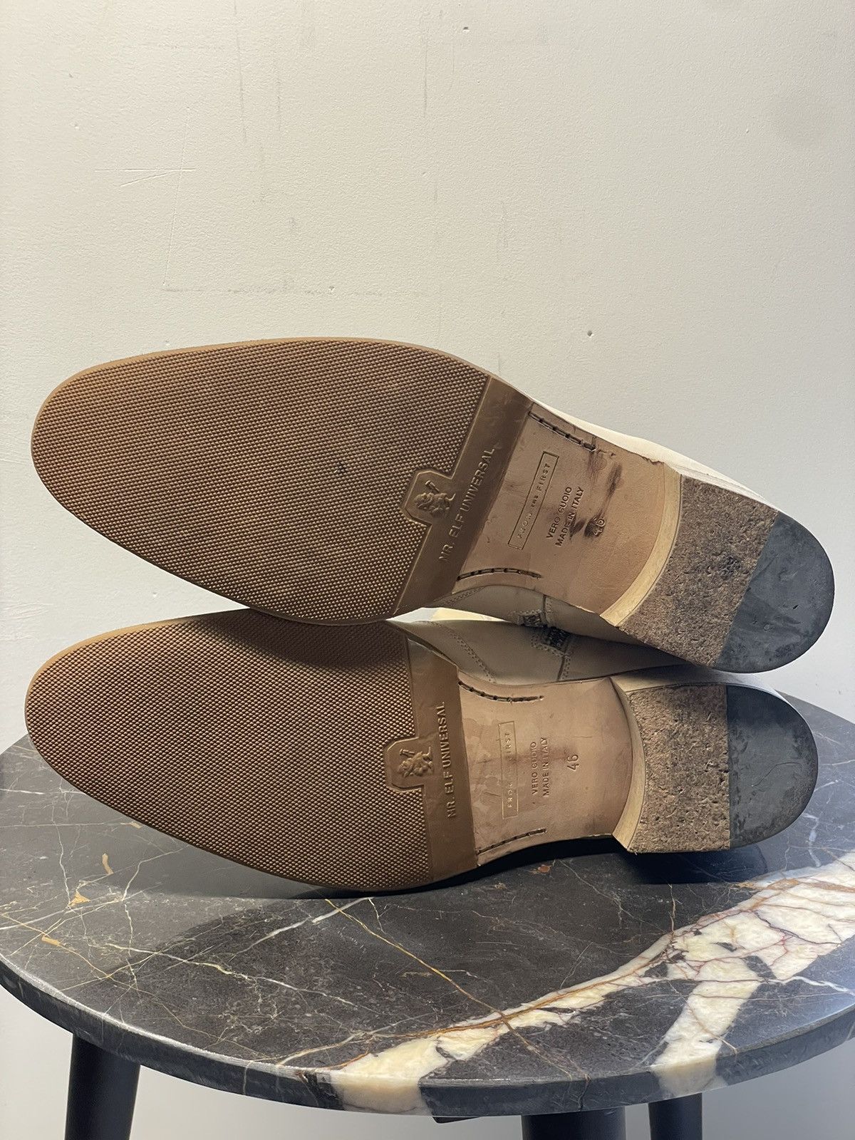 From The First Luca Natural Leather Side Zip Boots From The First Size US 13 / EU 46 - 5 Thumbnail