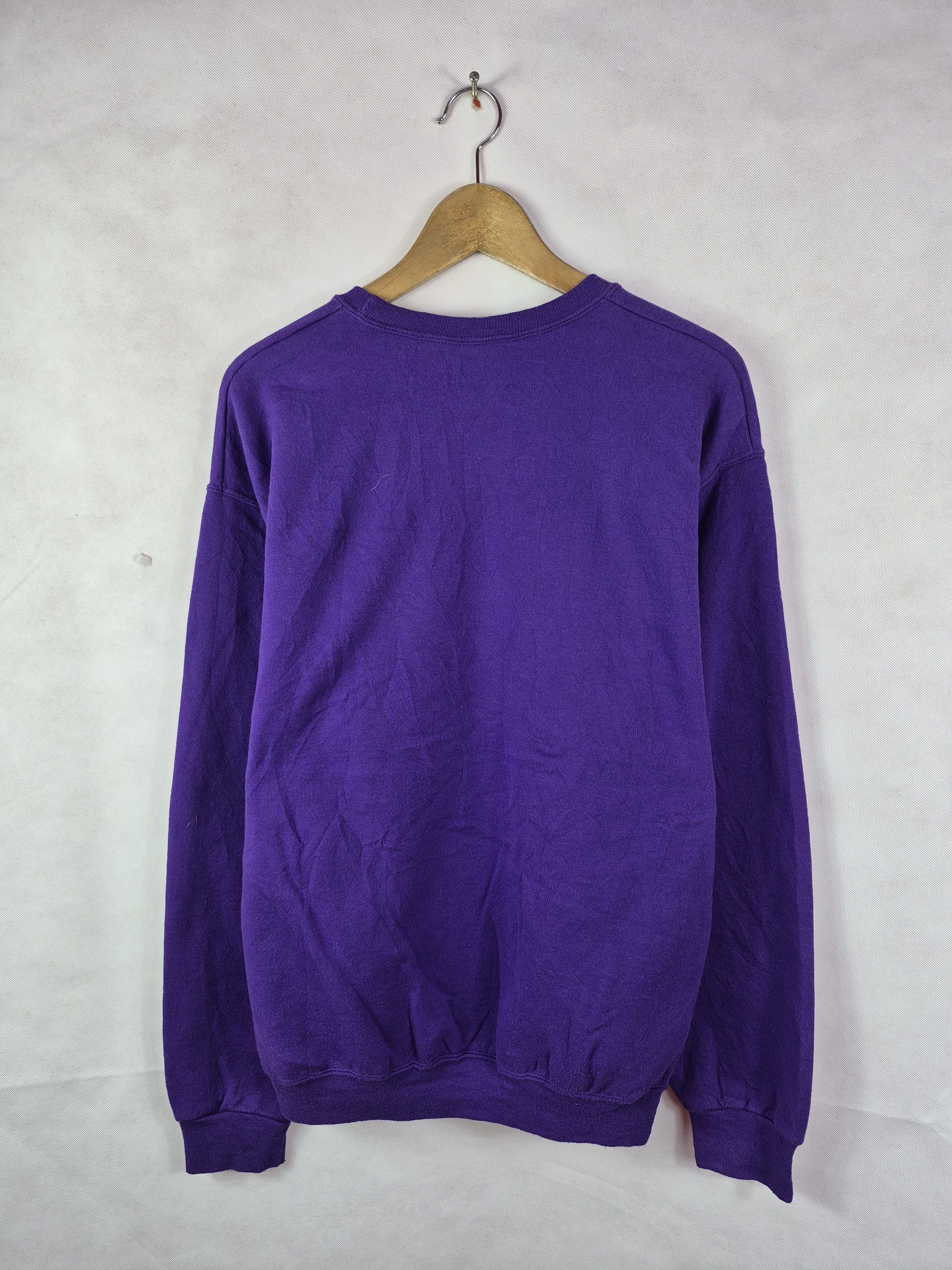 Fruit Of The Loom 🔥 Fruit of the Loom Striking Purple Sweatshirt Jumper Size US L / EU 52-54 / 3 - 6 Thumbnail