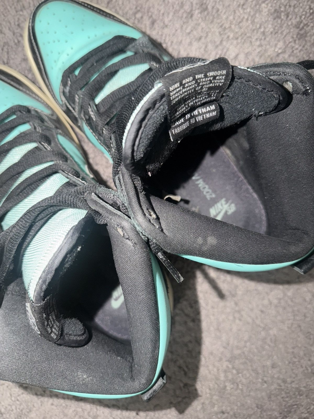 Nike SB Nike Dunk High Tiffany Blue Diamond sb Size US 10 / EU 43 - 9 Thumbnail