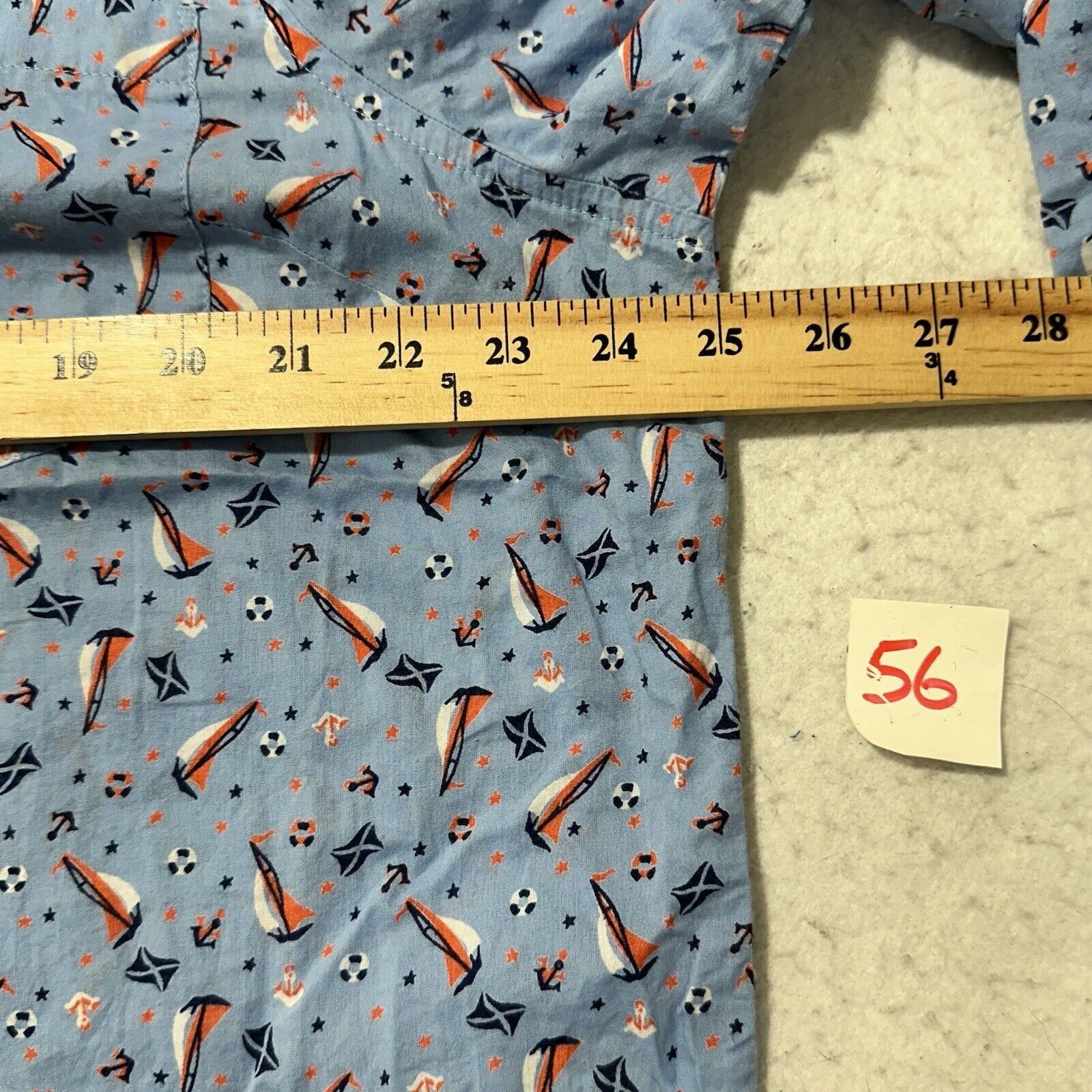 Gloria Vanderbilt Gloria Vanderbilt XL Sleepwear Button Up Shirt Boat Pattern Size XL / US 12-14 / IT 48-50 - 8 Thumbnail