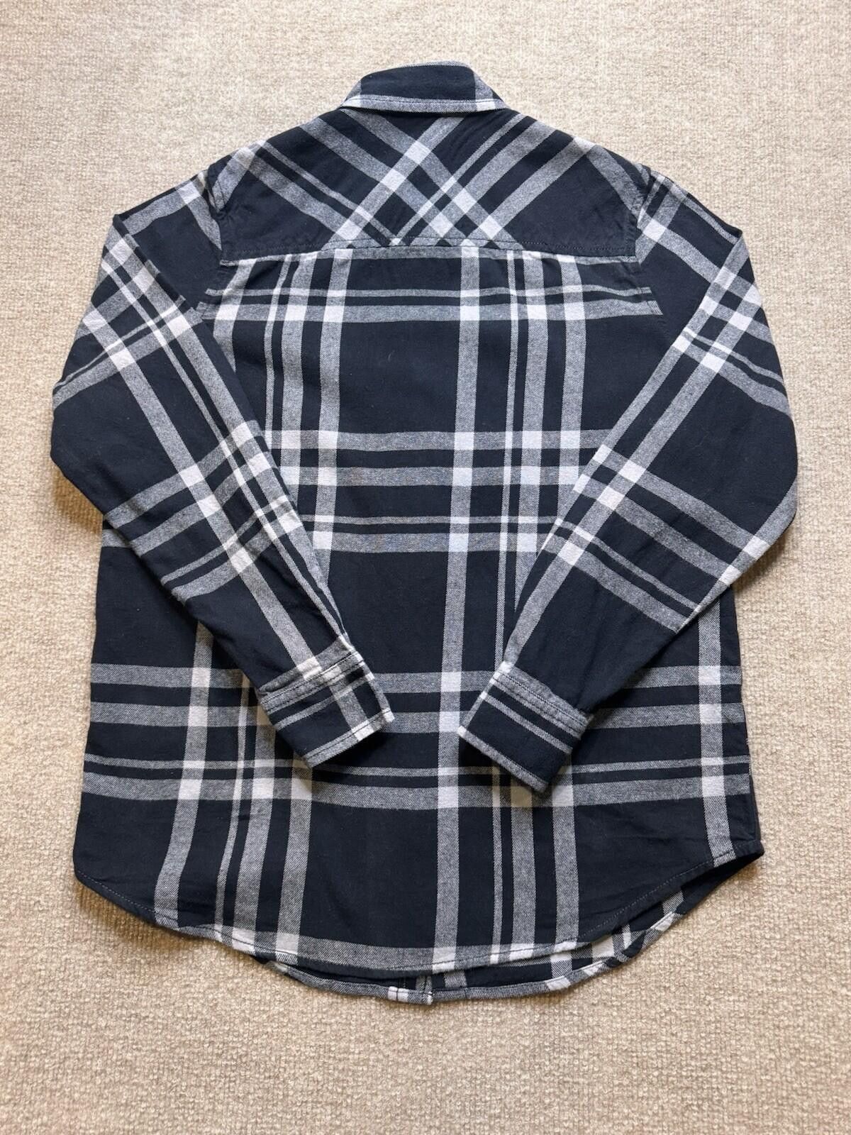 Arizona Jean Co. Arizona Jeans Co. Boy's XL 18/20 Blk/Gry LS Flannel [735] Size US XL / EU 56 / 4 - 3 Thumbnail