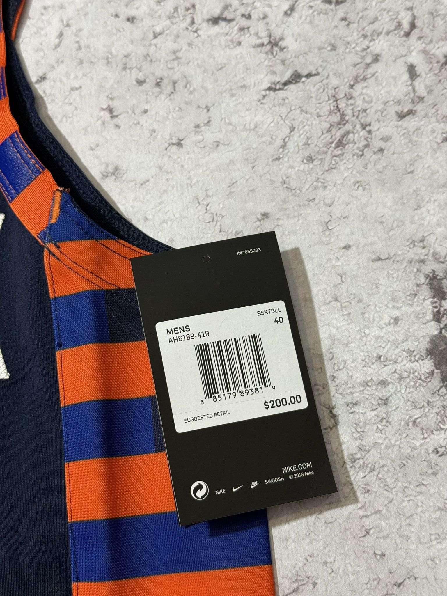 Nike New York Knicks VAPORKNIT Blank NBA Jersey RRP200$ Size US S / EU 44-46 / 1 - 4 Thumbnail