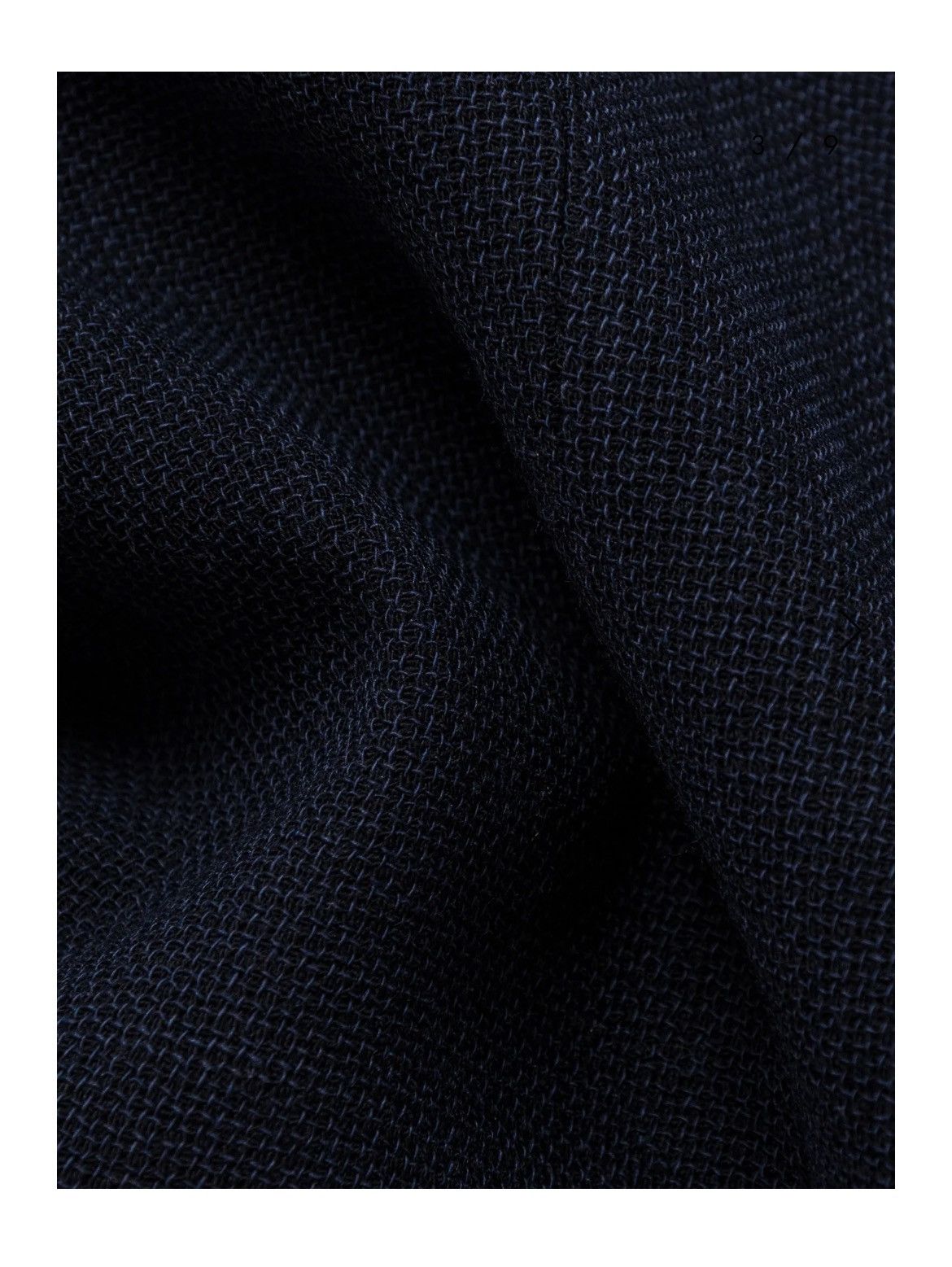 Giorgio Armani Vintage 90s Giorgio Armani Collezioni Woven Wool Navy Jacket Size 40R - 8 Thumbnail