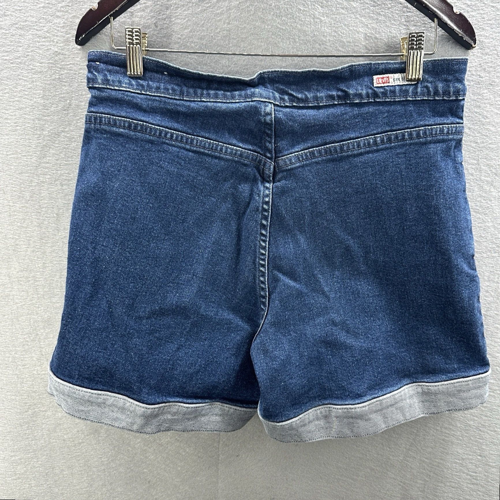 Levi's VINTAGE Levi's Dry Goods Shorts Womens 12 Denim Blue 5-Pocket Classic Fit Casual Summer 90s Womens Size 34" / US 12 / IT 48 - 4 Thumbnail