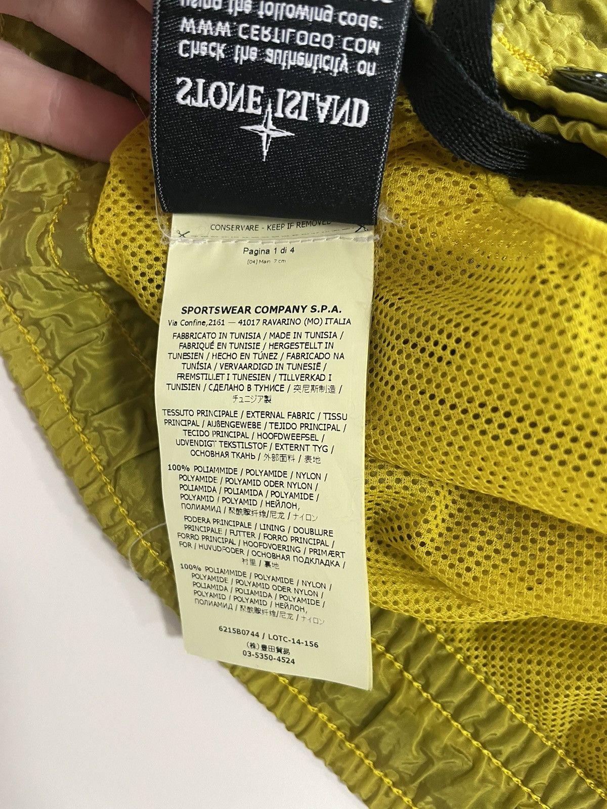 Stone Island Stone Island Nylon Metal Shorts Swimming Trunks Size US 34 / EU 50 - 6 Thumbnail