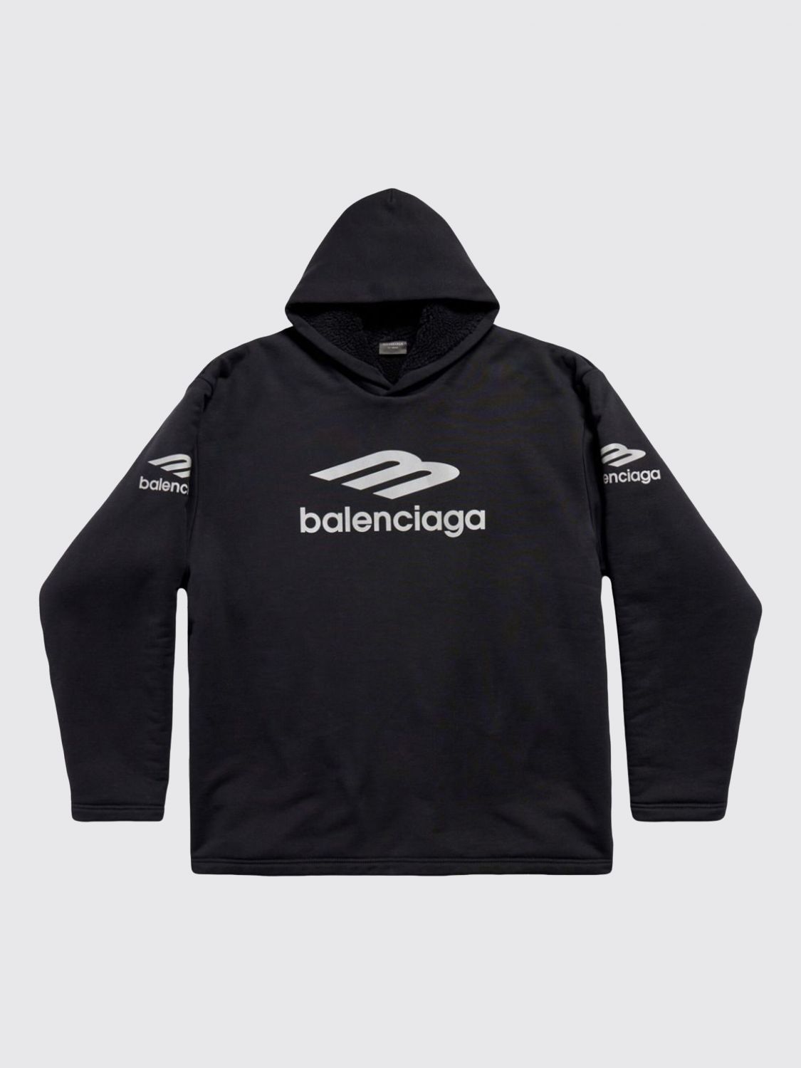 image of Balenciaga Sweatshirt Men Black (Size Medium)