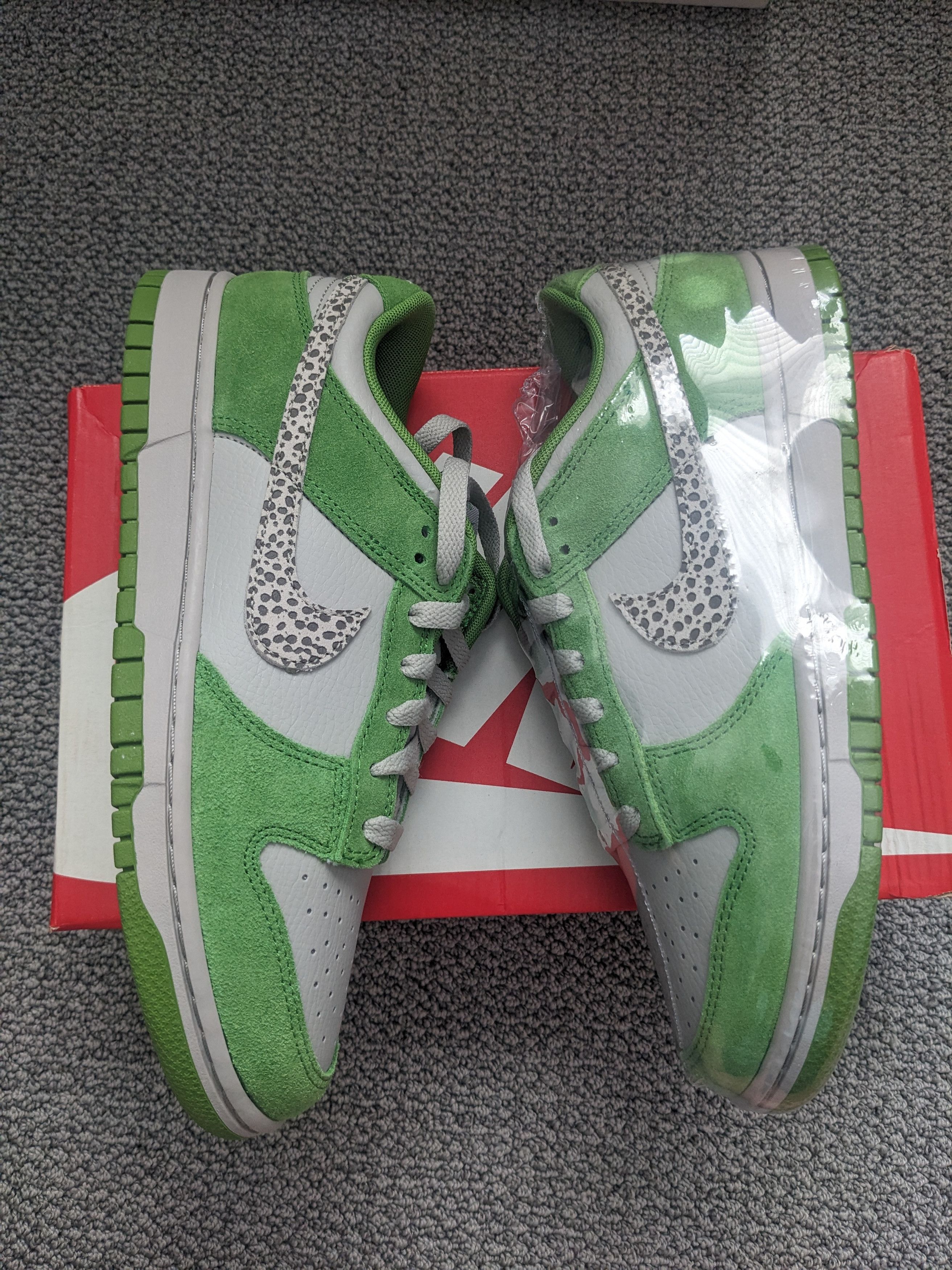 Nike Nike Dunk Low AS Safari Swoosh-Chlorophyll Size US 8 / EU 41 - 9 Thumbnail