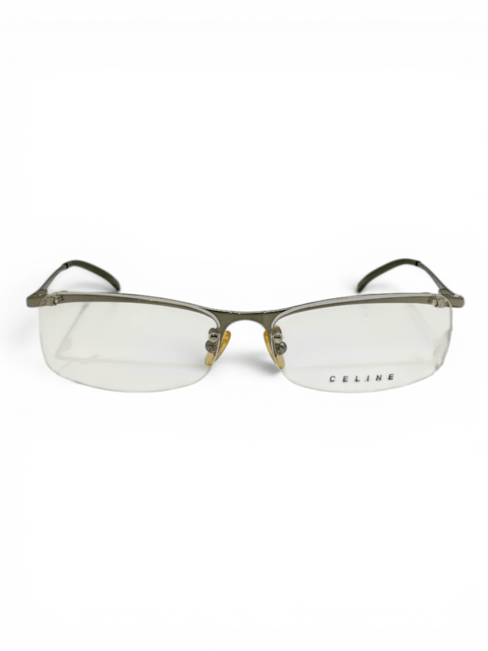Celine Celine Logo Rimless Retro Square Vintage Eyeglasses Y2K Size ONE SIZE - 6 Thumbnail