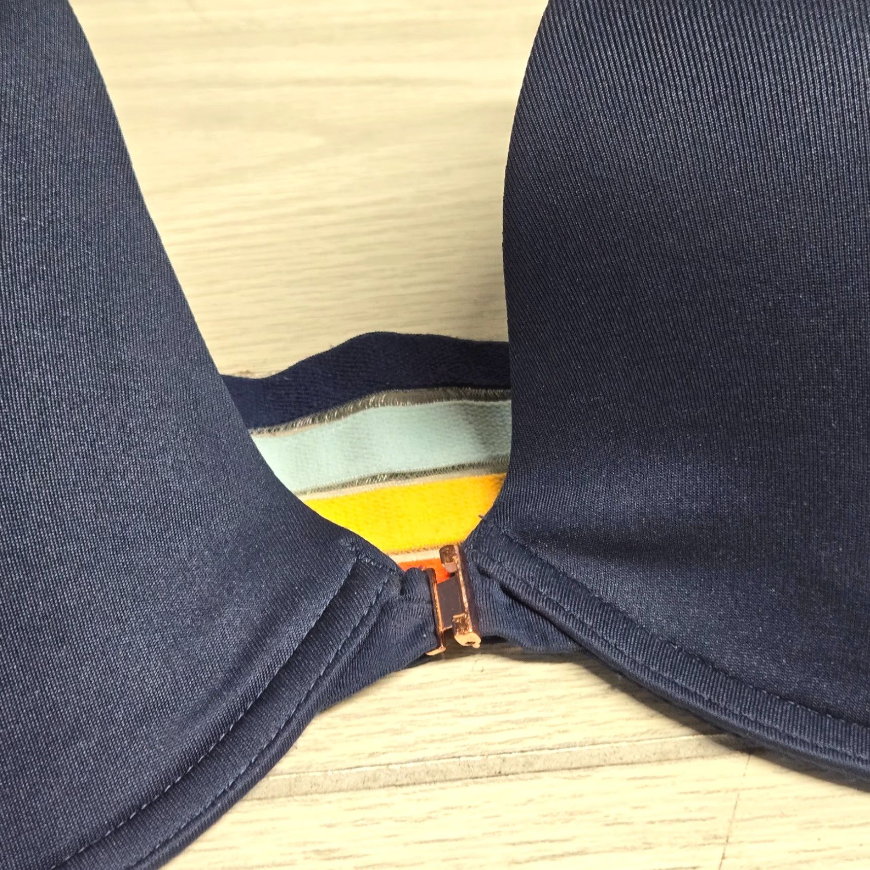 Vintage Nobo Bra Front Clip Push Up Adult Women's Size 38DD Purple Size ONE SIZE - 2 Thumbnail