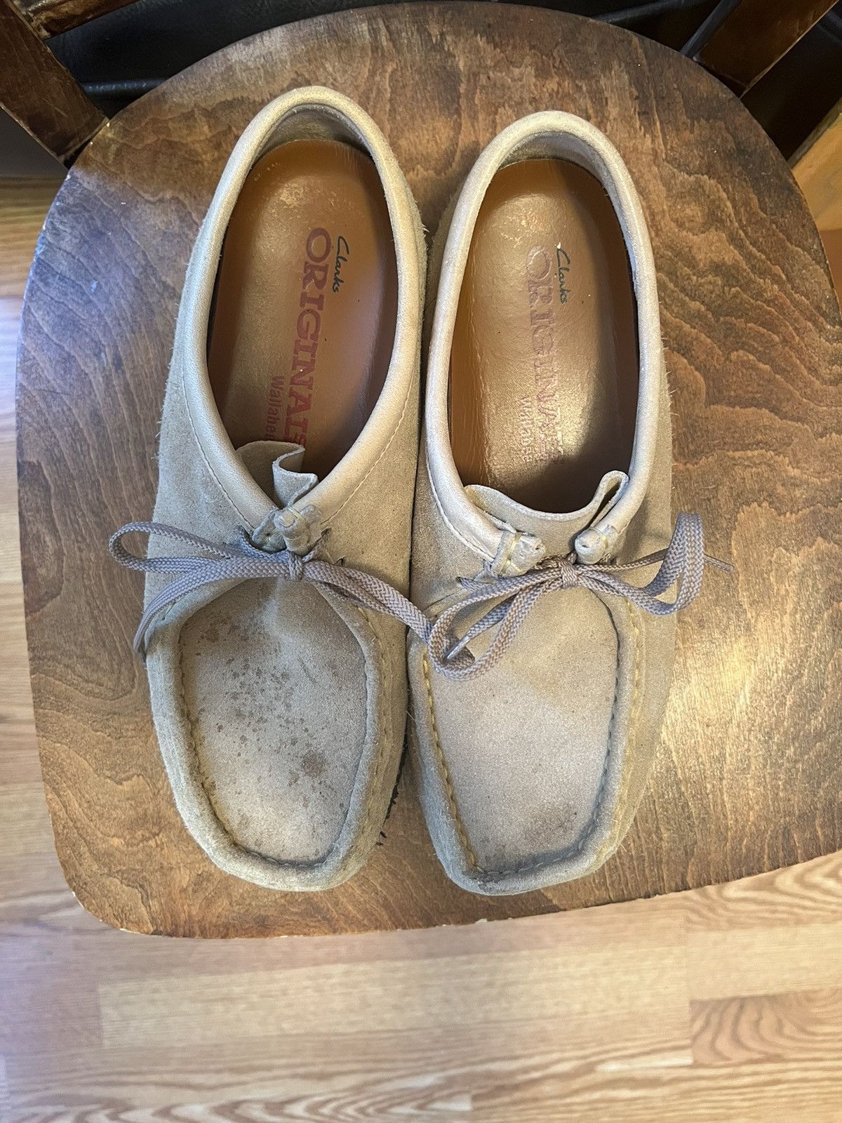 Clarks Clark’s Wallabees Beige Size US 9 / EU 42 - 2 Thumbnail