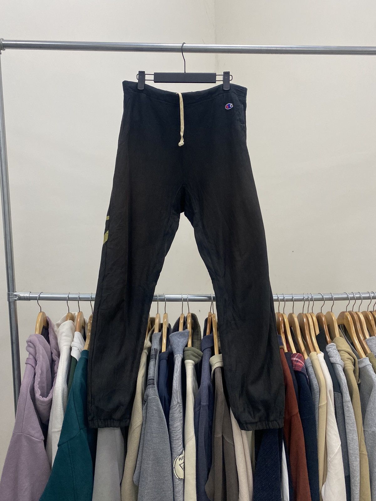 Hysteric Glamour × Japanese Brand × Le Grande Bleu (L.G.B.) FADED CHAMPION X 24KARATS SWEATPANTS LGB PUNK GRUNGE Size US 30 / EU 46 - 12 Thumbnail