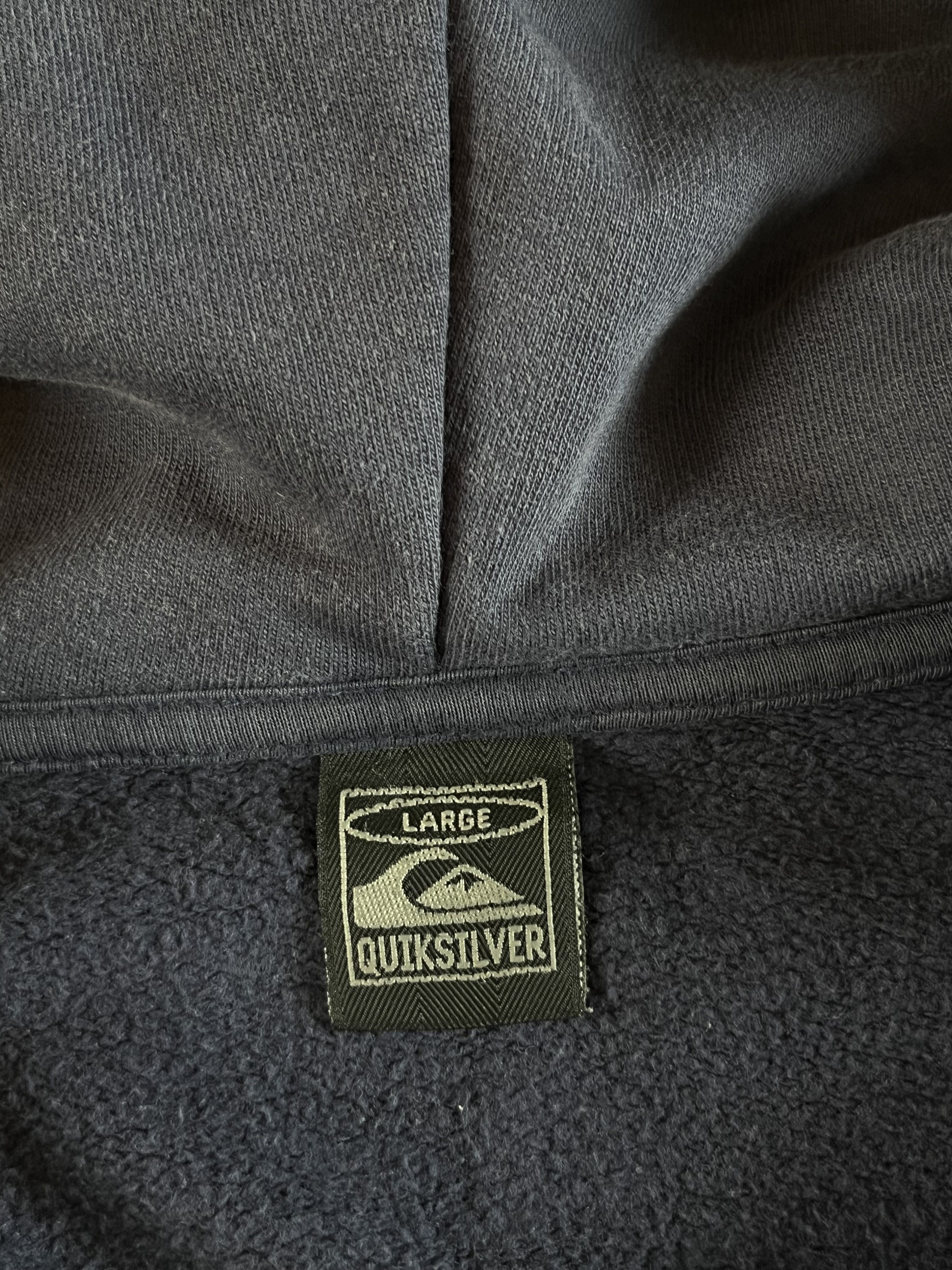 Quiksilver Vintage 90s Quiksilver Heavy Cotton Zip Hoodie Size US L / EU 52-54 / 3 - 9 Thumbnail