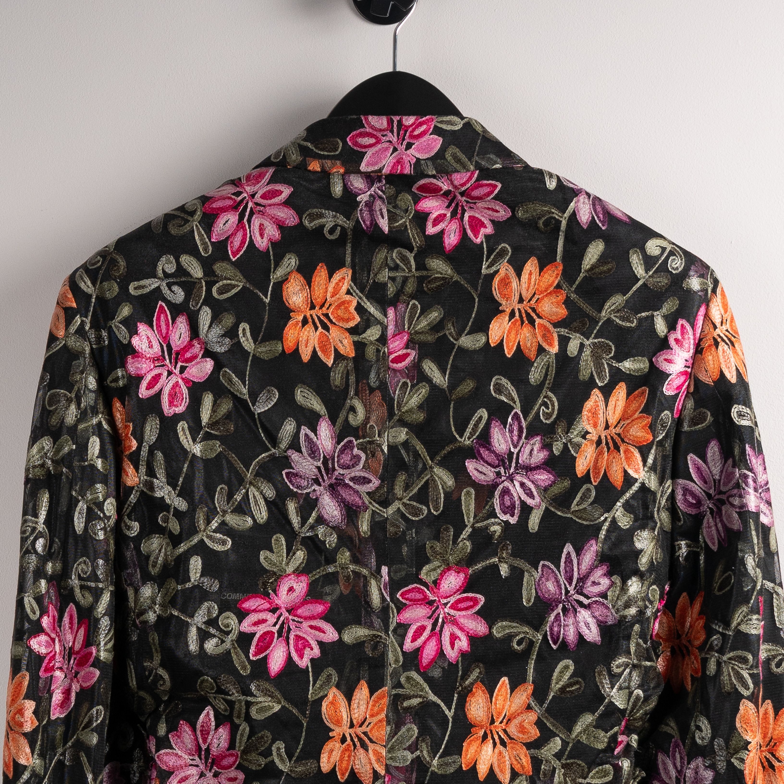 Comme des Garcons Homme Plus Comme Des Garcons Homme Plus SS19 Embroidered Mesh Floral Size US M / EU 48-50 / 2 - 7 Thumbnail