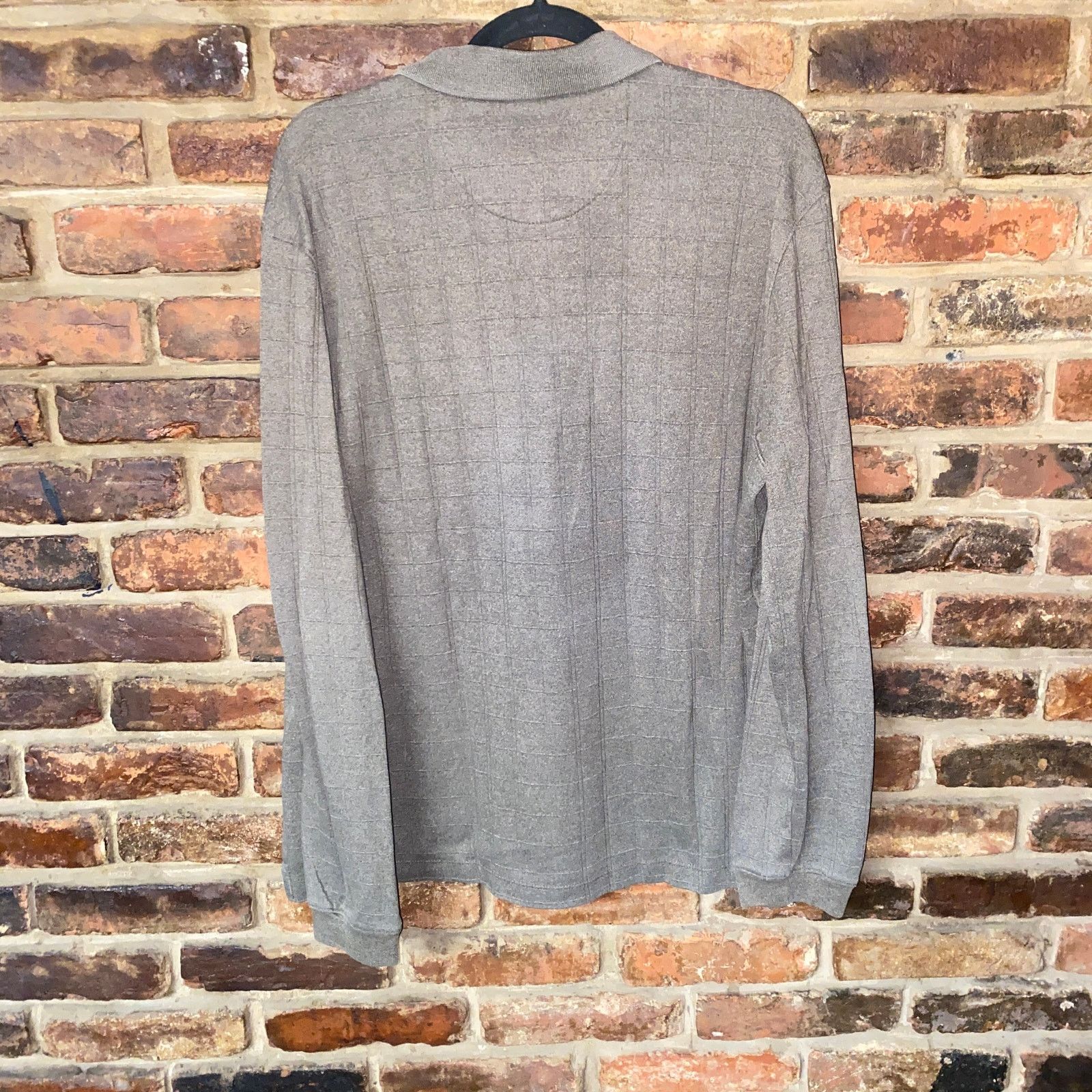 Van Heusen Van Heusen Brown Pullover Collared Rugby Polo Sweater XL Size US XL / EU 56 / 4 - 4 Thumbnail