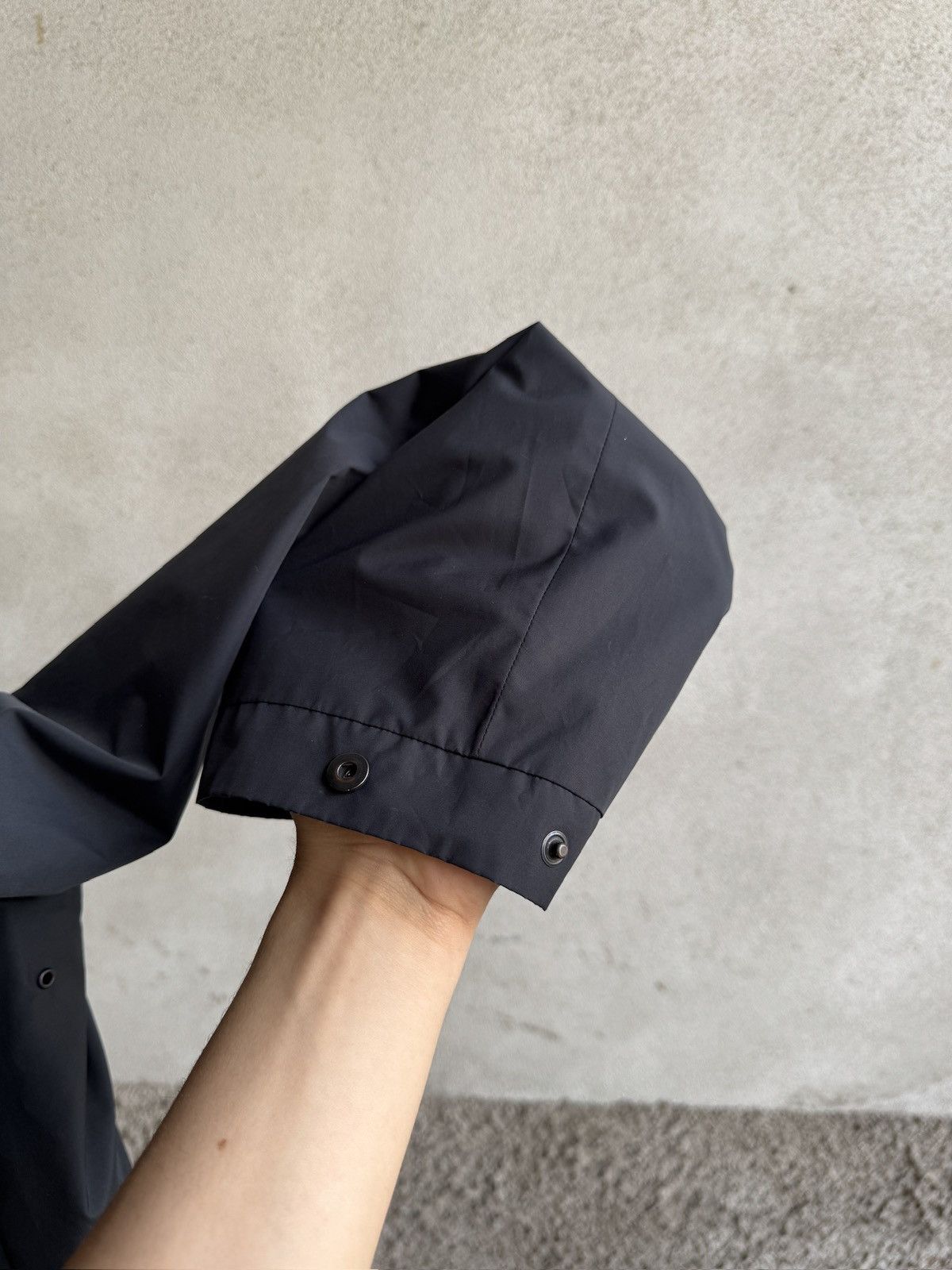 Jil Sander Jil Sander Double Layered Black Nylon Moto J Size US M / EU 48-50 / 2 - 8 Thumbnail