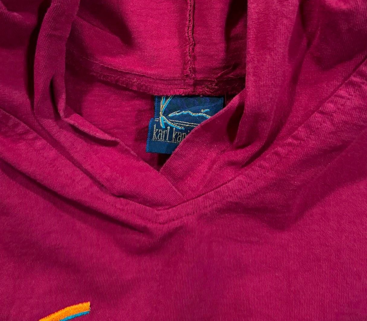 Karl Kani Vintage Karl Kani Red T Shirt Hoodie (Size XXL) Size US XXL / EU 58 / 5 - 3 Thumbnail