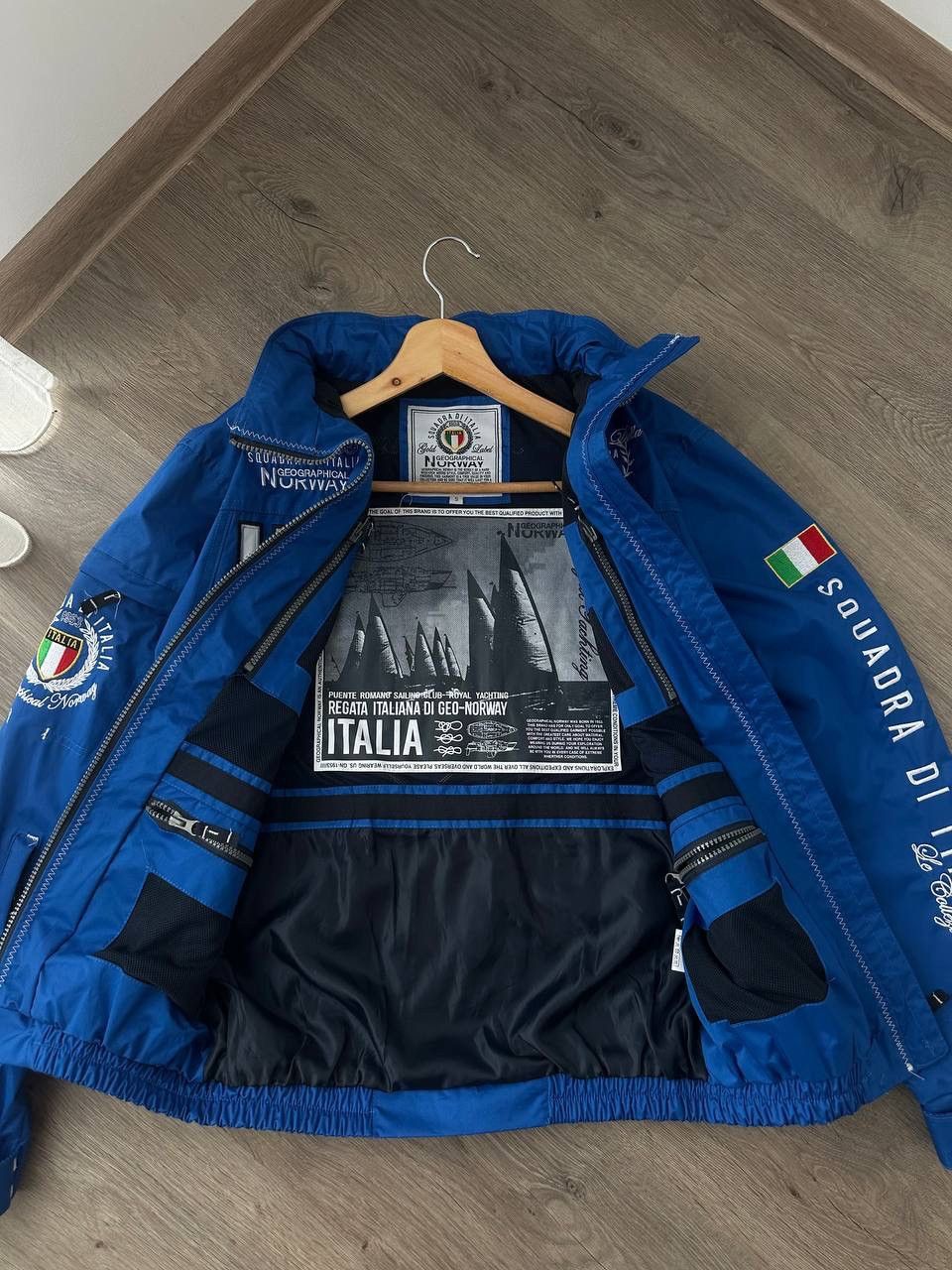 Japanese Brand × Polo Ralph Lauren × Vintage Vintage Polo Ralph Lauren Style ITALIA 10 Blue Jacket Size US M / EU 48-50 / 2 - 15 Thumbnail