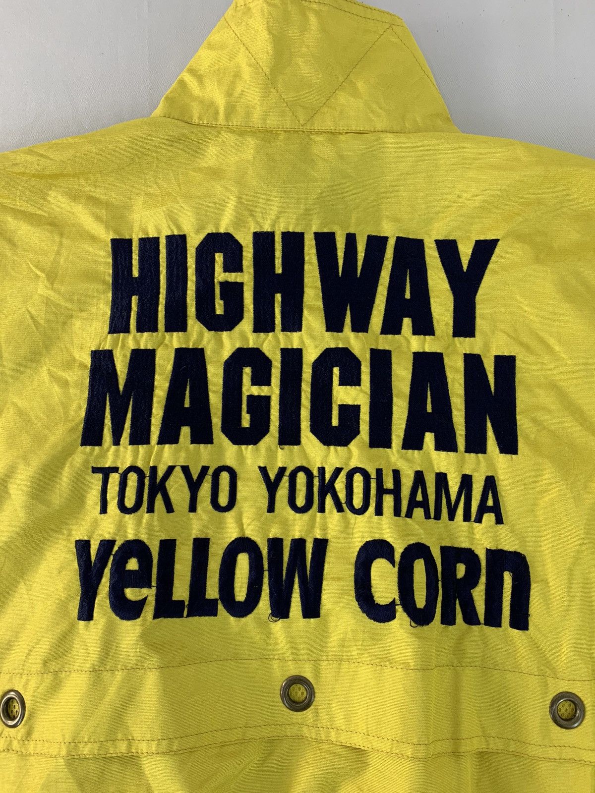 Vintage 90s Yellow Corn Highway Magician Yokohama Bomber Jacket Size US L / EU 52-54 / 3 - 2 Thumbnail