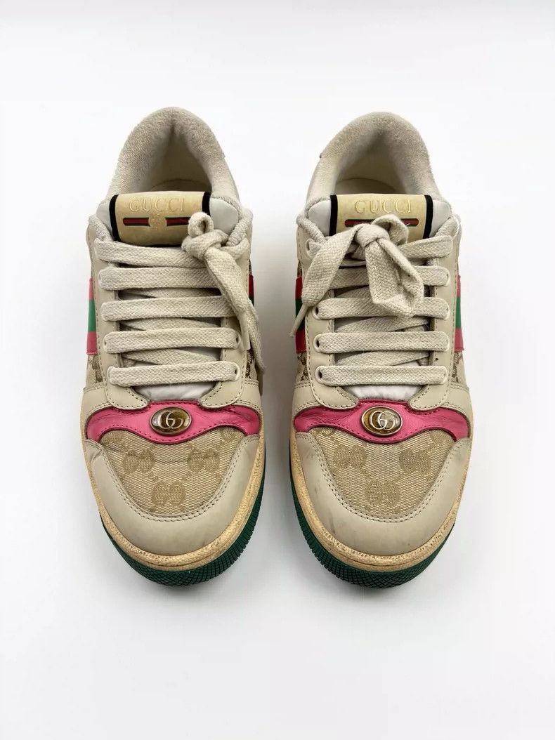 Gucci Gucci Classic Pink Dirty Shoes Size 37-2505 Size US 6.5 / EU 39-40 - 3 Thumbnail