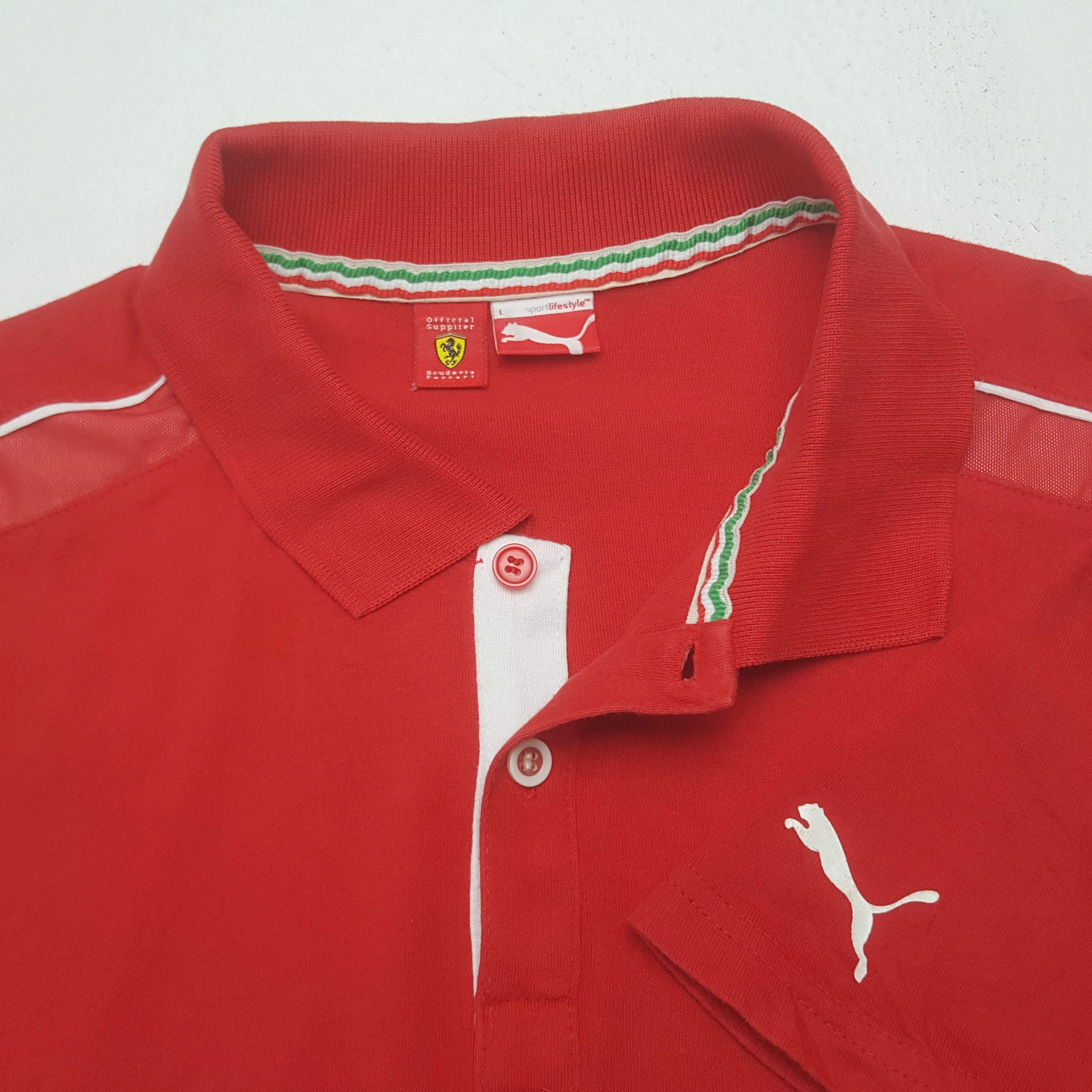 Puma Vintage PUMA Scuderia Ferrari Racing Motosport Polos C319N78 Size US M / EU 48-50 / 2 - 4 Thumbnail