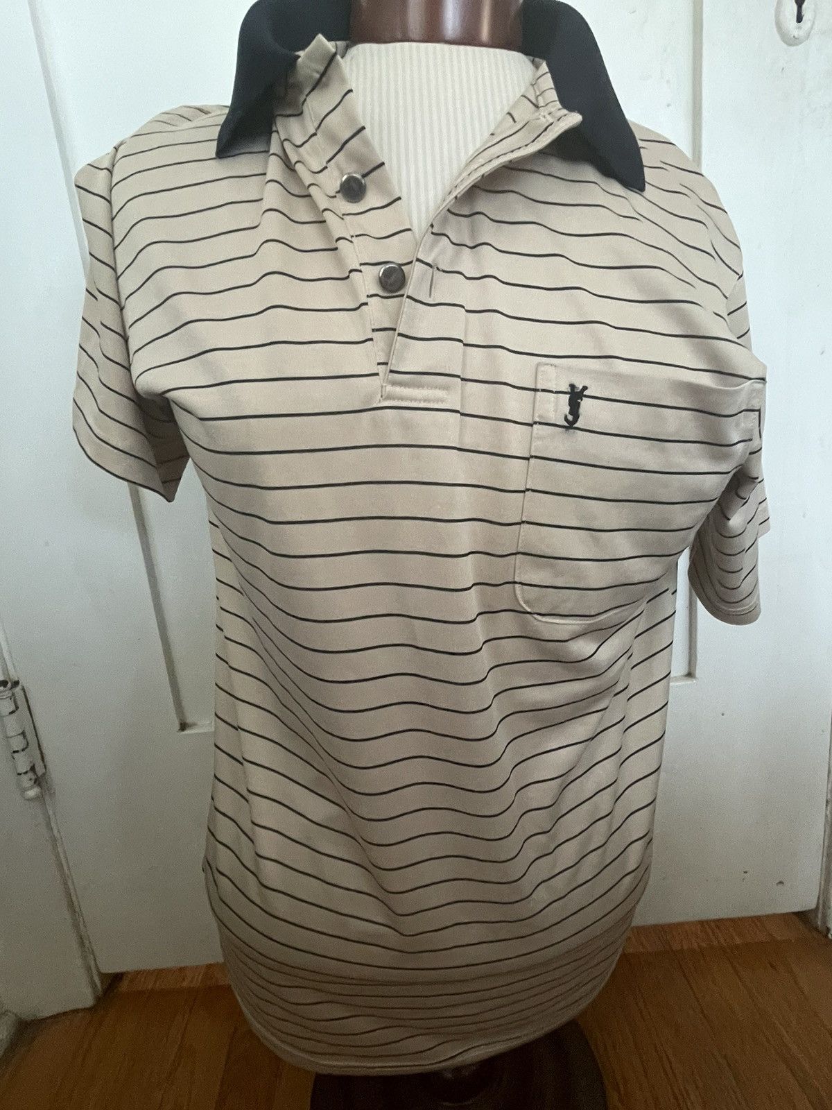 Vintage × Yves Saint Laurent VTG Yves Saint Laurent Polo Button Up Pocket Tee Size Large Size US L / EU 52-54 / 3 - 5 Thumbnail