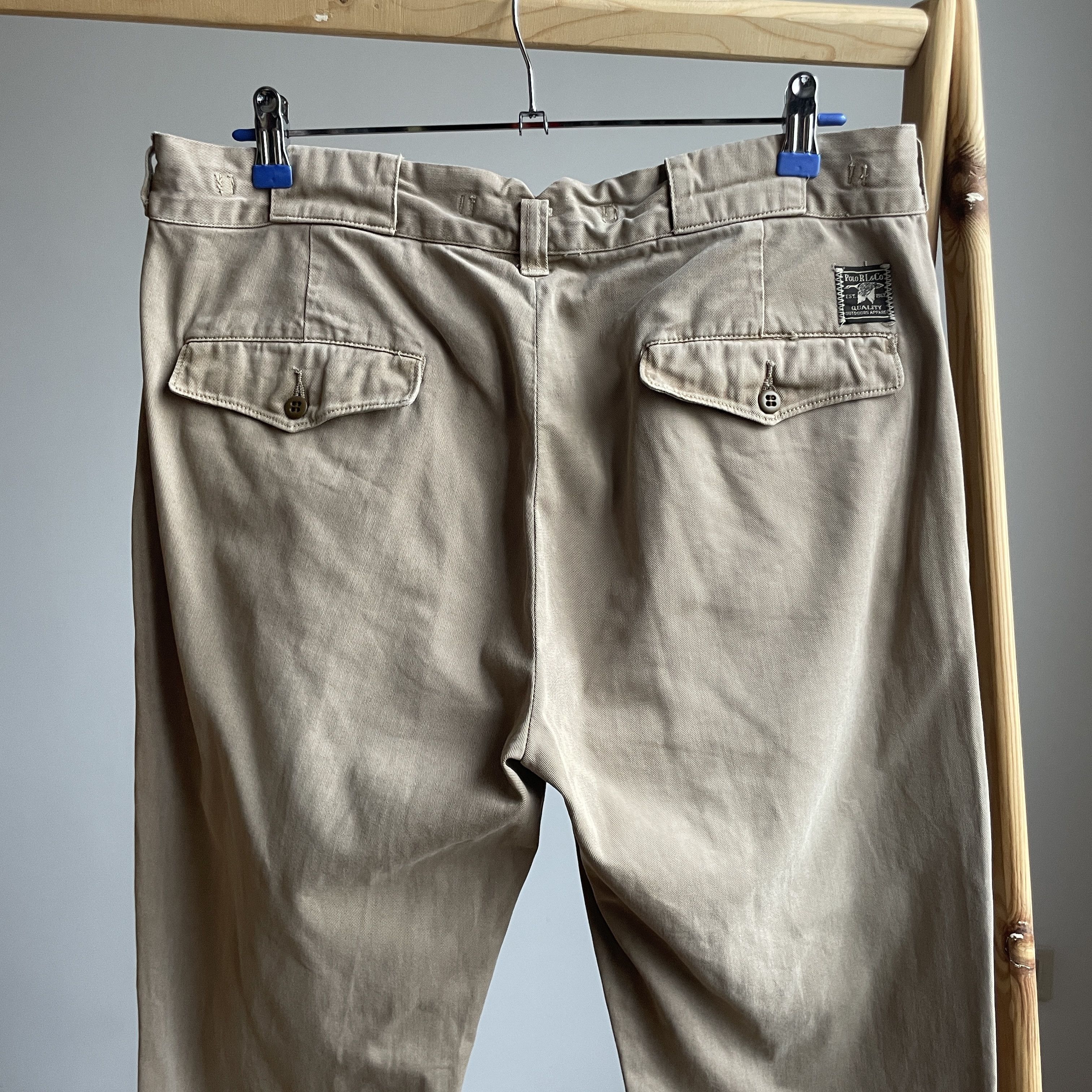 Polo Ralph Lauren Polo Ralph Lauren Vintage Western Slim Heavy Chino Pants Size US 34 / EU 50 - 4 Thumbnail