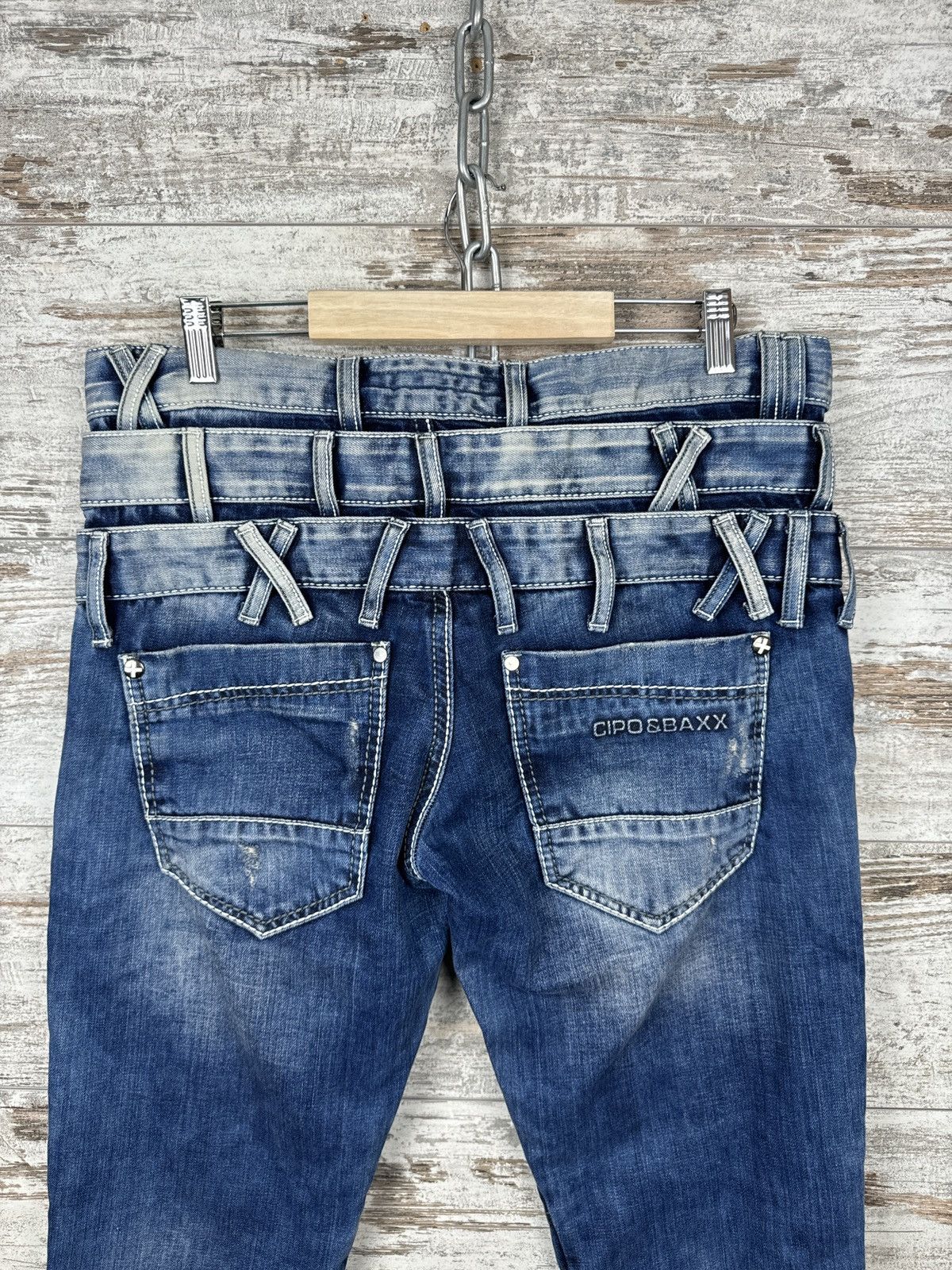 Hysteric Glamour GRAZY Japanese Brand CIPO&BAXX Vintage Y2K Jeans Denim Pants Size US 32 / EU 48 - 7 Thumbnail