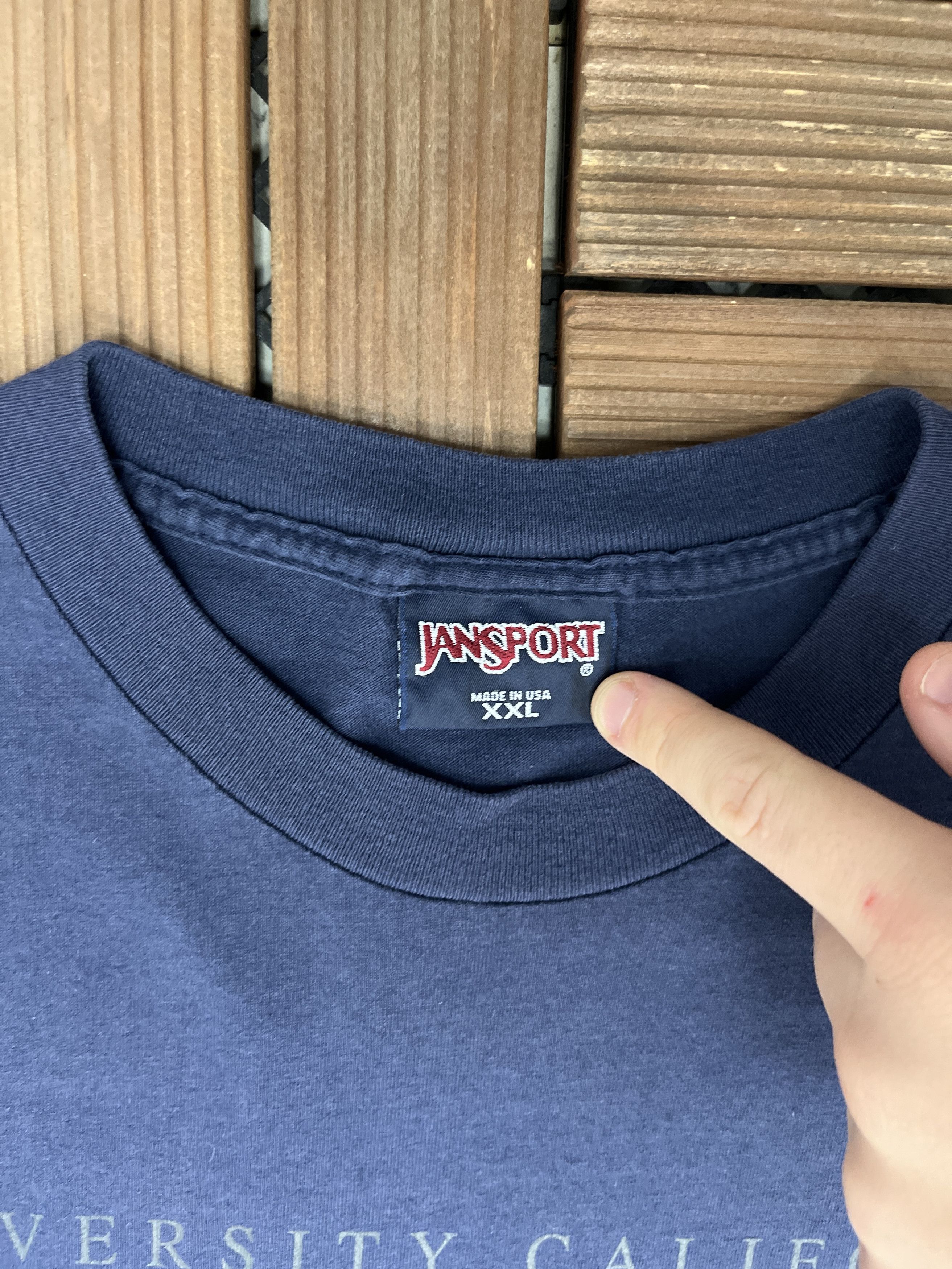 Jansport × Vintage University California Santa Barbara Vintage Blue T-Shirt Tee Size US XXL / EU 58 / 5 - 5 Thumbnail
