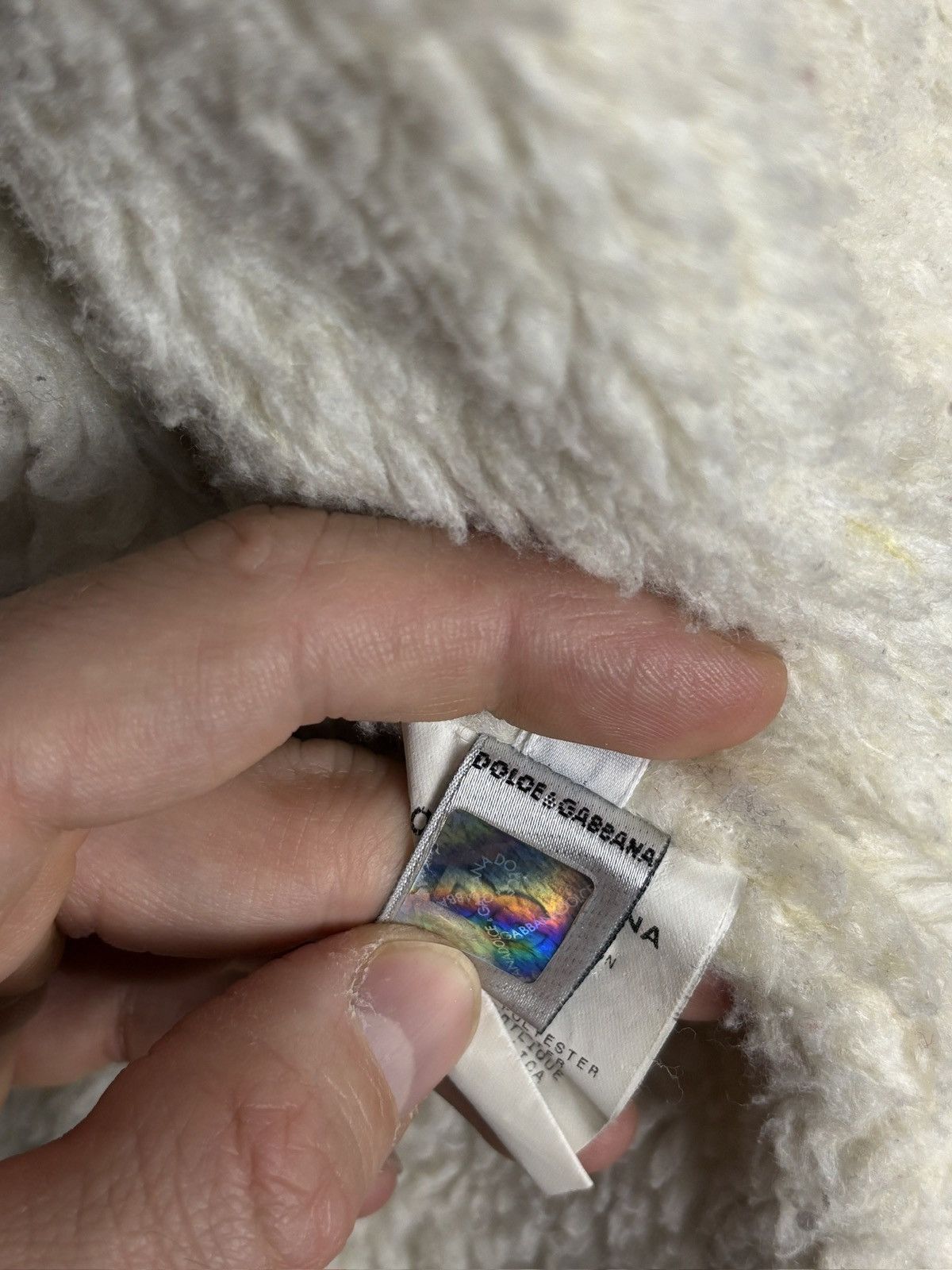 Dolce & Gabbana Vintage Dolce & Gabbana Corduroy Sherpa Fleece Jacket Size US S / EU 44-46 / 1 - 14 Thumbnail
