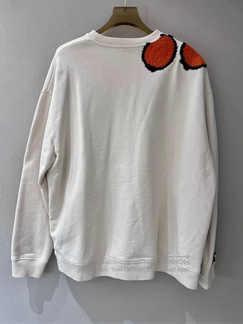 Loewe Loewe Plant Pattern Printed Round Neck Sweatshirt, Beige Size XS / US 0-2 / IT 36-38 - 2 Thumbnail