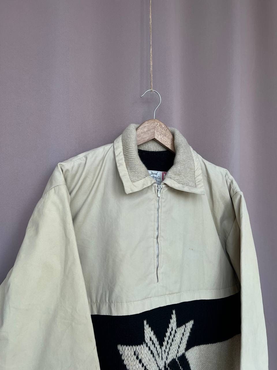Diesel Diesel Half Zip Knitting Sweater Jacket Archival Mens Size L Size US L / EU 52-54 / 3 - 3 Thumbnail