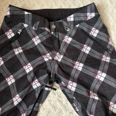 Burton Burton Snowboard Pants Plaid Insulated Waterproof Winter Ski Size 27" / US 4 / IT 40 - 6 Thumbnail
