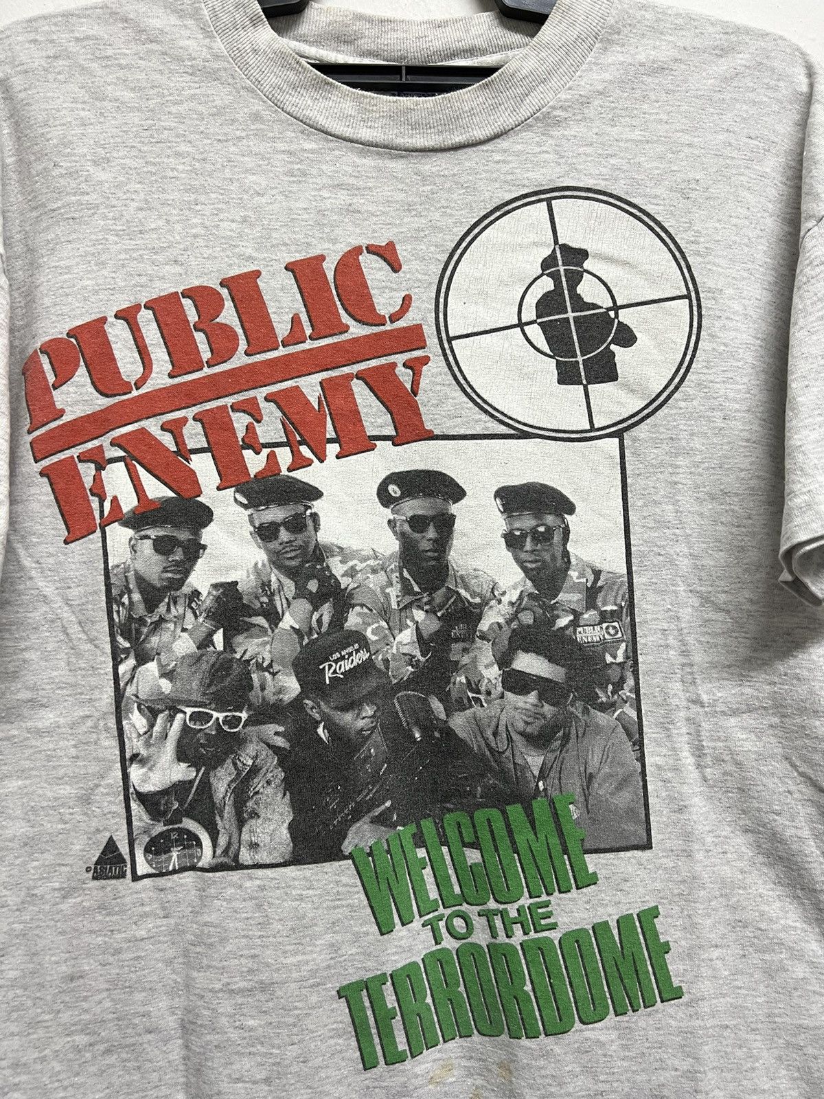 Rap Tees × Vintage Vintage 90’s Public Enemy Welcome To Terrordome Rap Tee Size US L / EU 52-54 / 3 - 2 Thumbnail