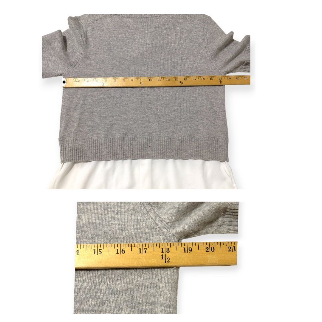 Brochu Walker BROCHU WALKER The Ebella Layered Crew Sweater Size M, Gray/ Size M / US 6-8 / IT 42-44 - 11 Thumbnail