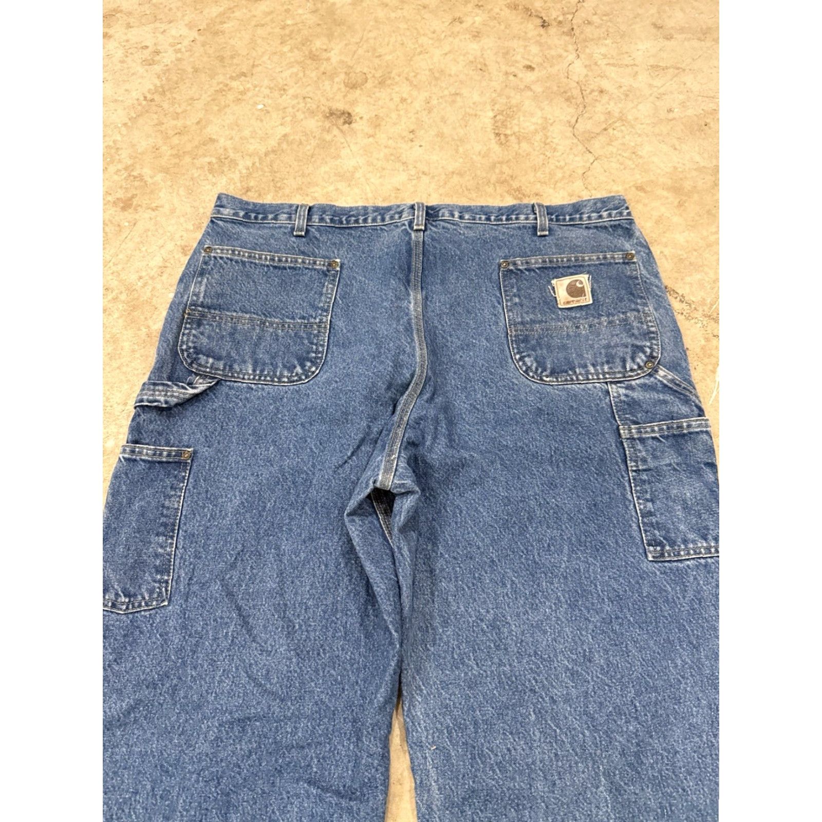 Carhartt Carhartt Jeans Men’s 42 42x32 Loose Original Fit Blue Wide-Leg B73-DST Size US 42 / EU 58 - 5 Thumbnail