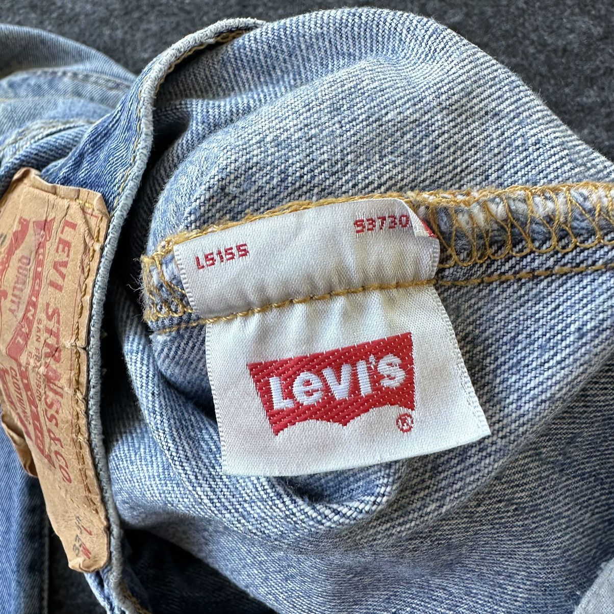 Levi's Vintage Levis 501 Mexico Blue Denim 33x34 D635 Size US 33 - 21 Thumbnail