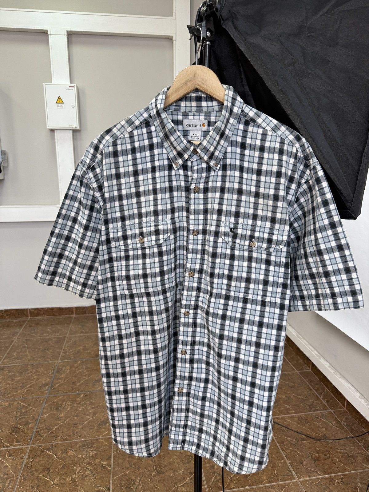 Carhartt 🇺🇸 Vintage 90s Carhartt Works Shirt Rare Retro Hype Y2K Size US XXL / EU 58 / 5 - 1 Thumbnail
