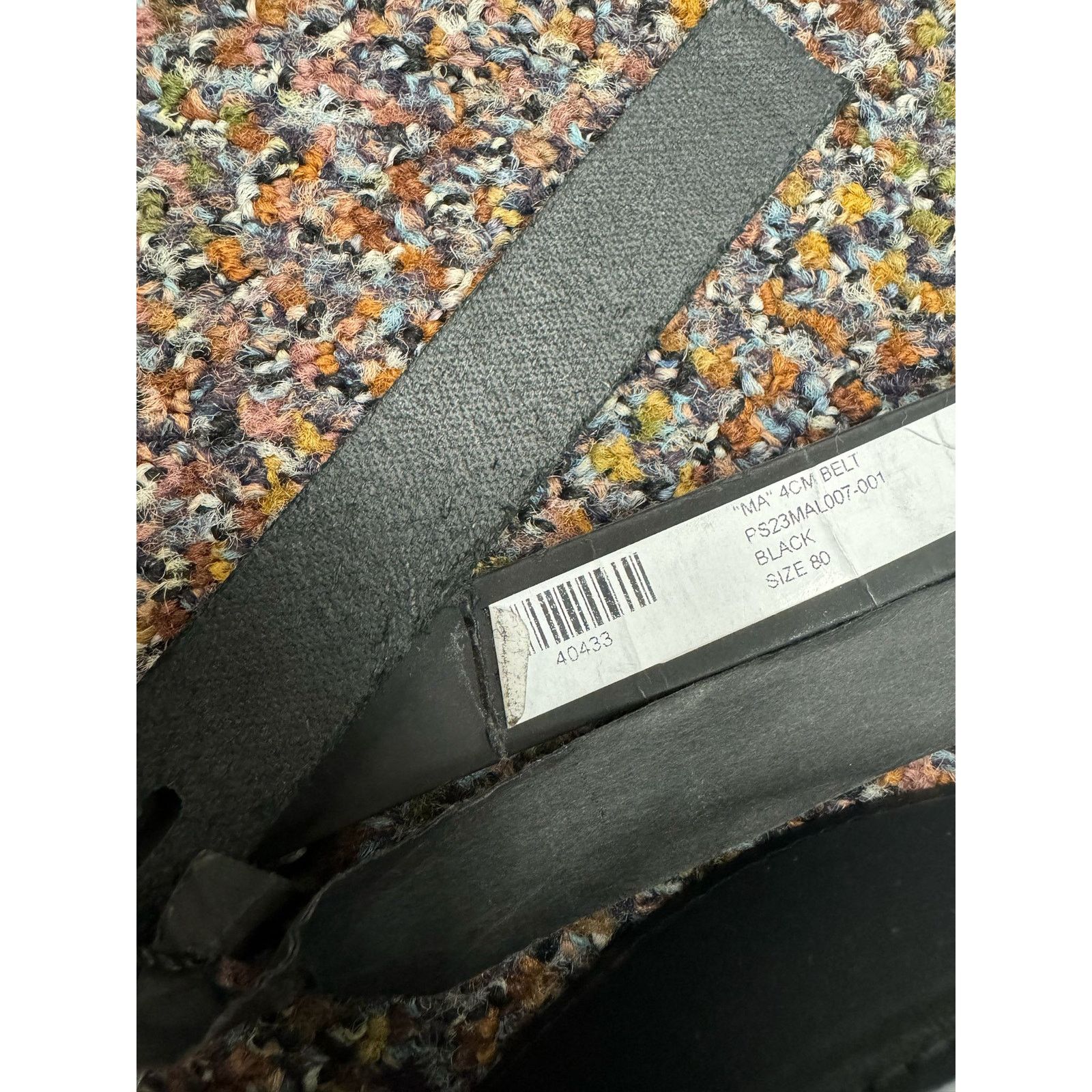 Amiri o1rshd1 Q:2 / Size: 80cm / 4cm MA Belt in Black Size 32 - 10 Thumbnail
