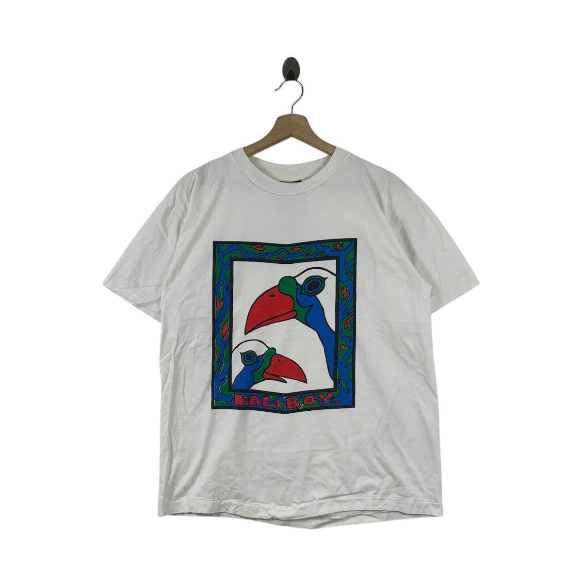Vintage Vintage 90’ BALI TRADITIONAL ABORIGINAL Surf Painting Tee Size US L / EU 52-54 / 3 - 1 Thumbnail
