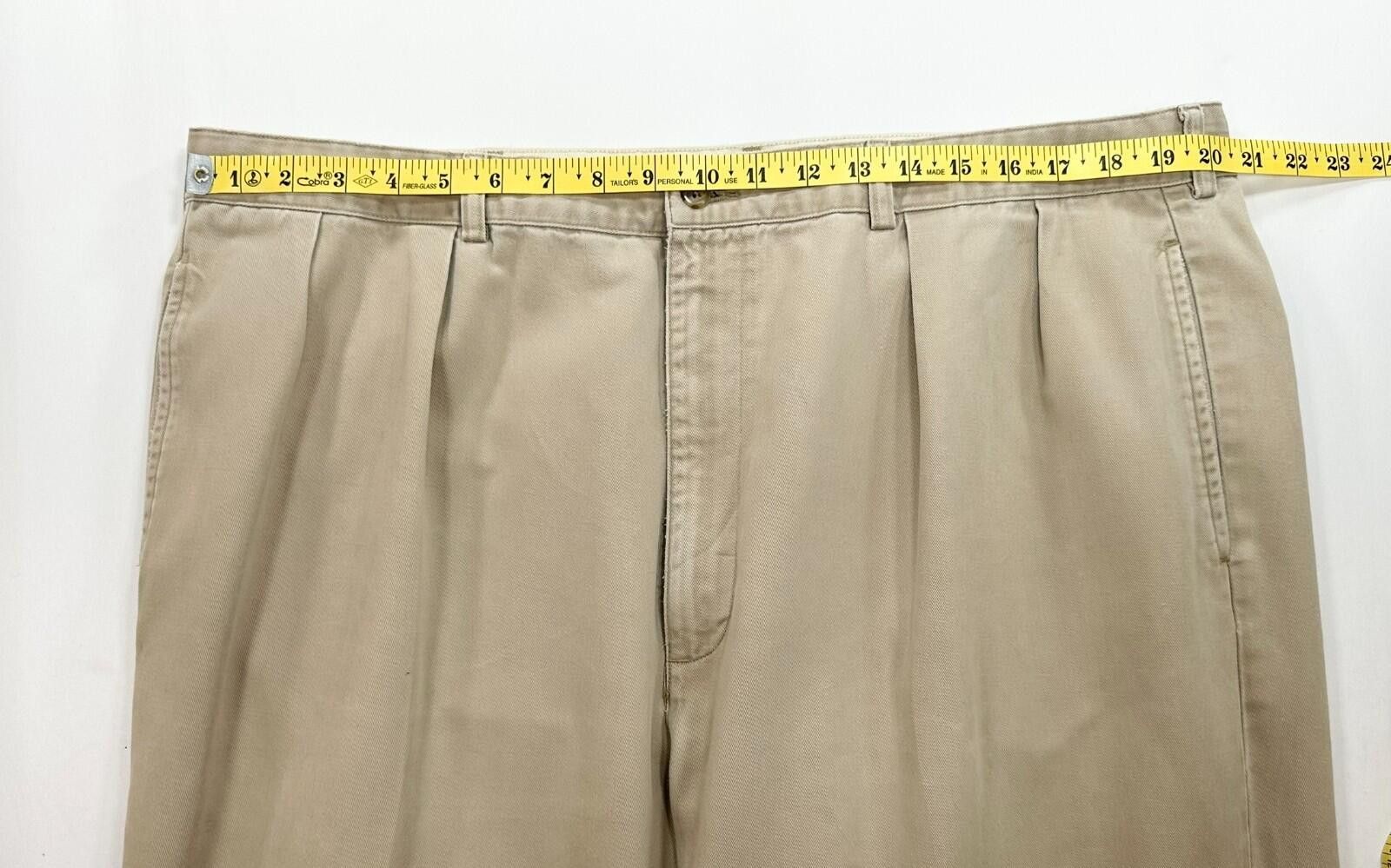 Polo Ralph Lauren Polo Ralph Lauren Pleated Straight Chinos Brown Mens 40/28 Size US 40 / EU 56 - 3 Thumbnail