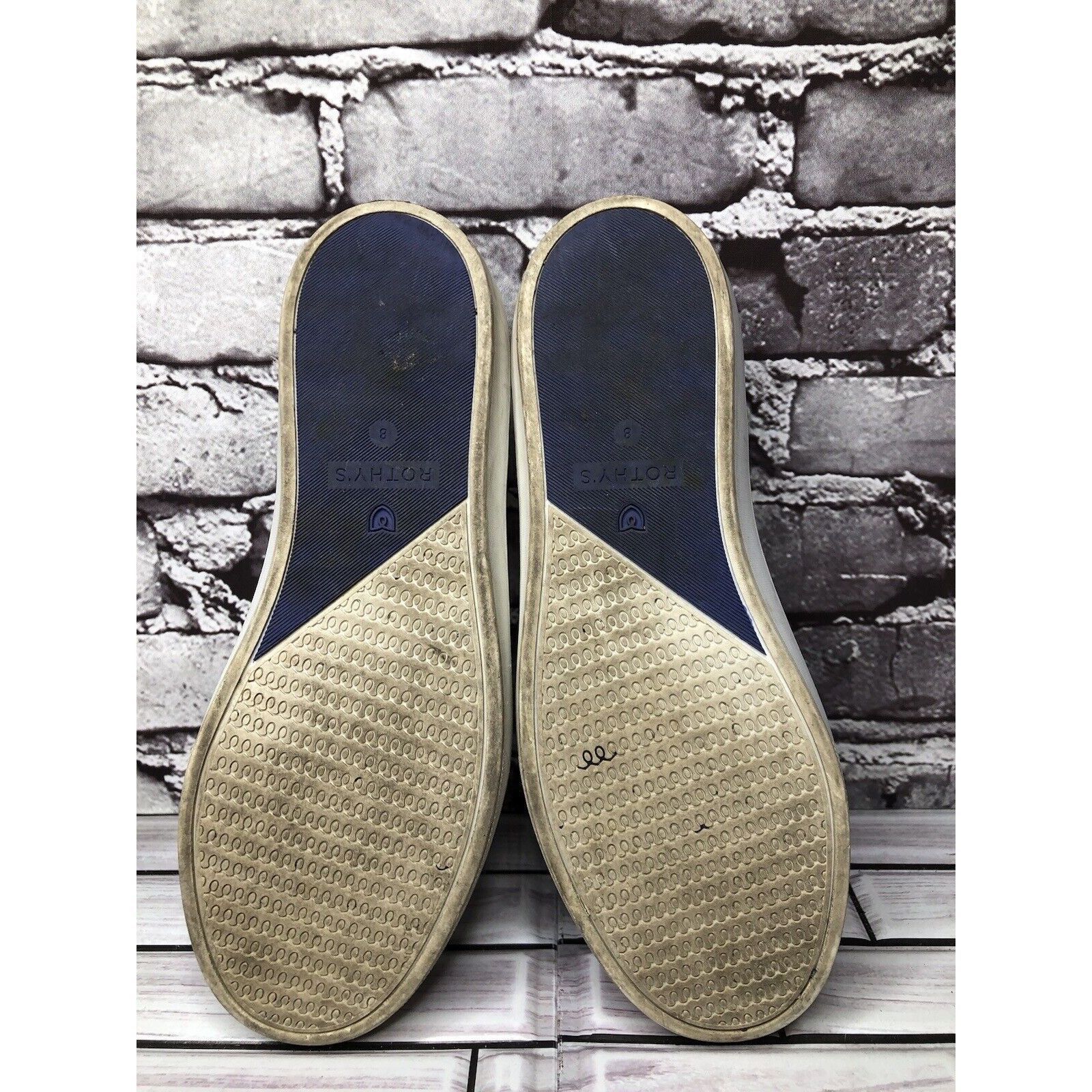 Other Rothy’s The Sneaker Ivory Knit Fabric Casual Comfort Shoes W Size US 8 / IT 38 - 6 Thumbnail