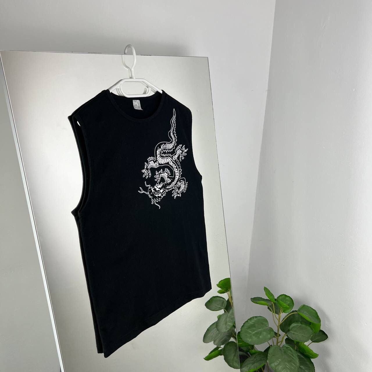 Japanese Brand Dragon Japanese Y2k Style Vintage Tribal Tee Tank Top Size US S / EU 44-46 / 1 - 1 Thumbnail