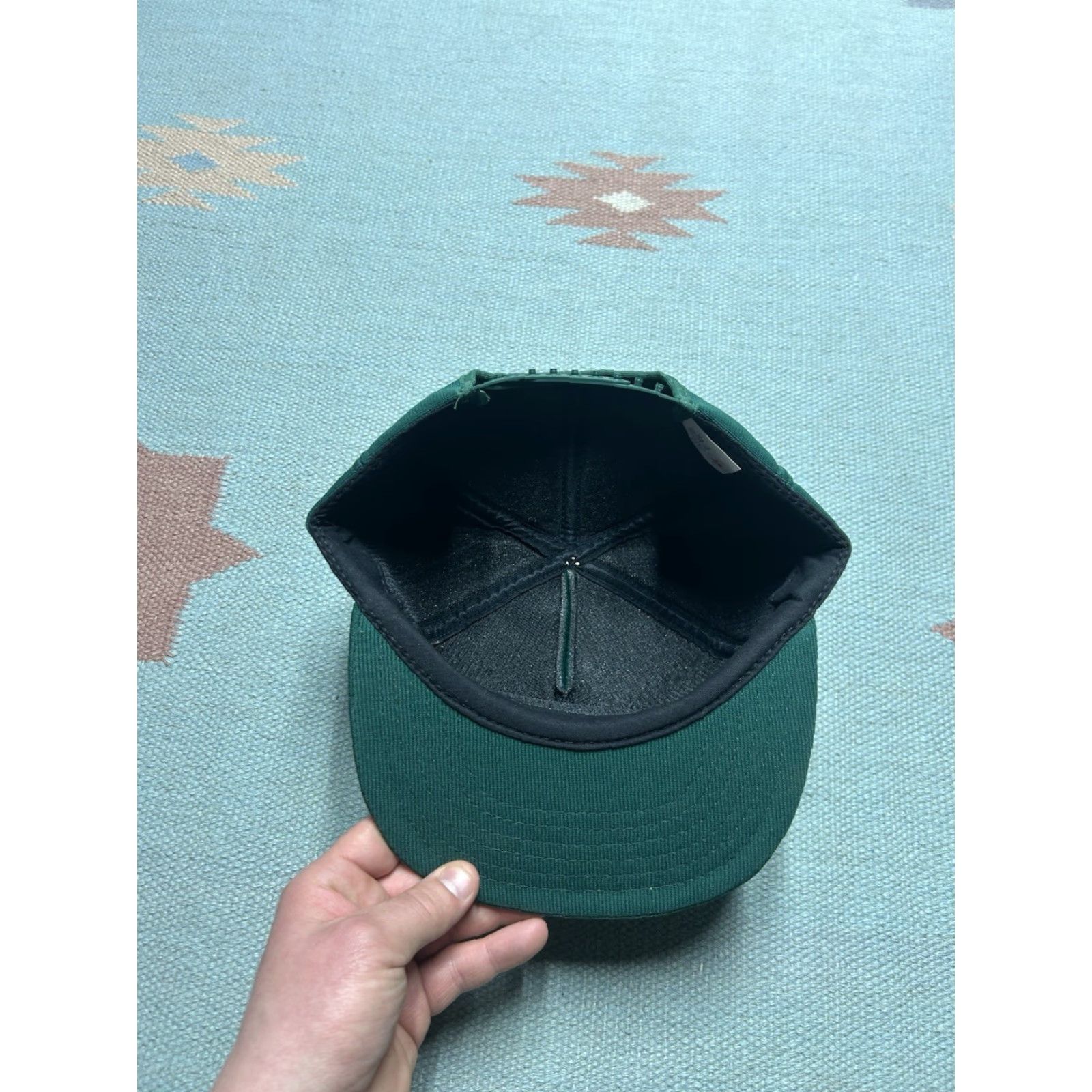 Vintage VINTAGE Ittner bean & grain Michigan farm forest green USA Snapback Hat Cap Adults Men Adjustable Green USA Theme 80s Size ONE SIZE - 5 Thumbnail